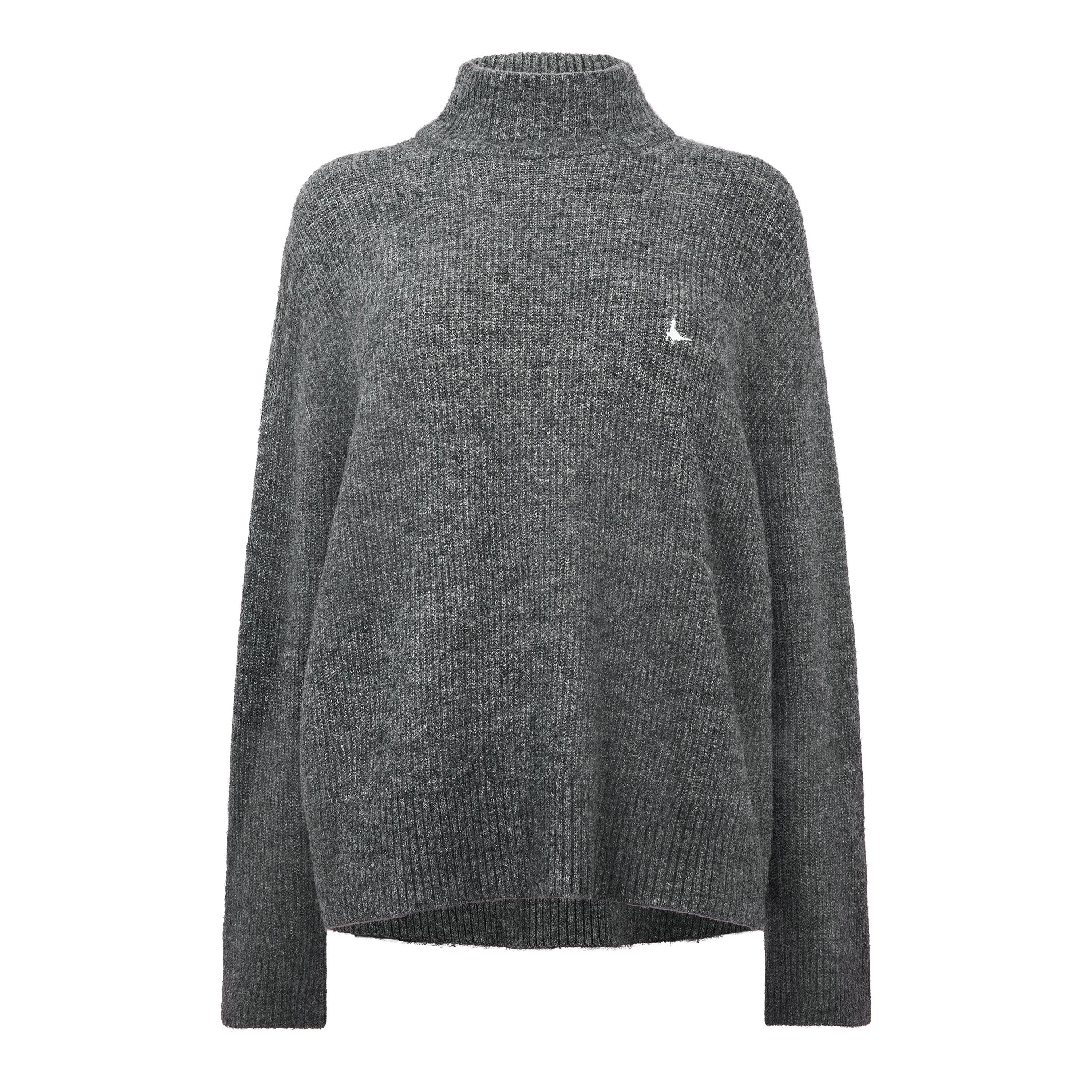 Charcoal Marl - Jack Wills - JW Slouch Turtle Nec Ld64 - 1