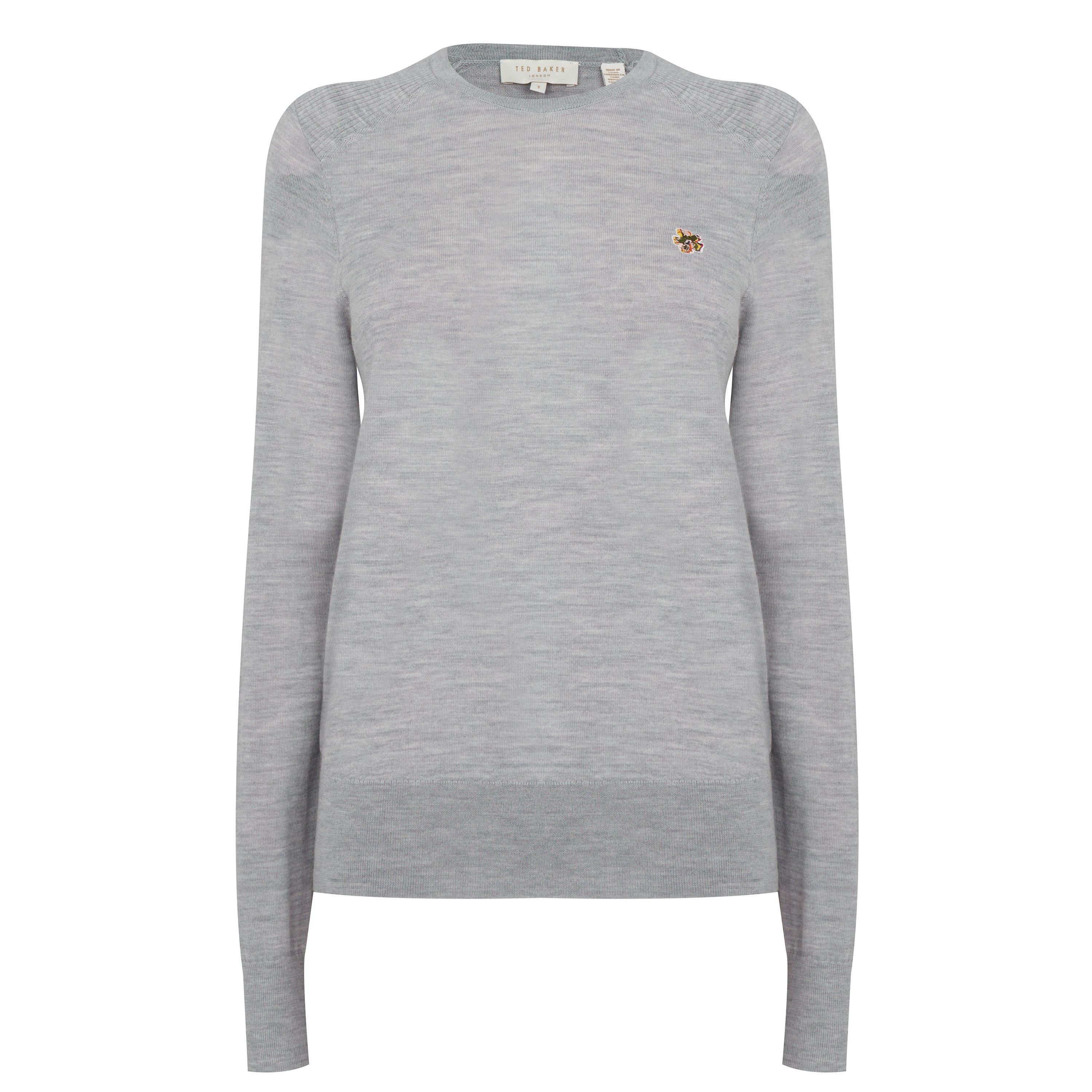 Ted Baker Grey Funnel Neck Jumper Ted Baker Jumper Mens TED BAKER