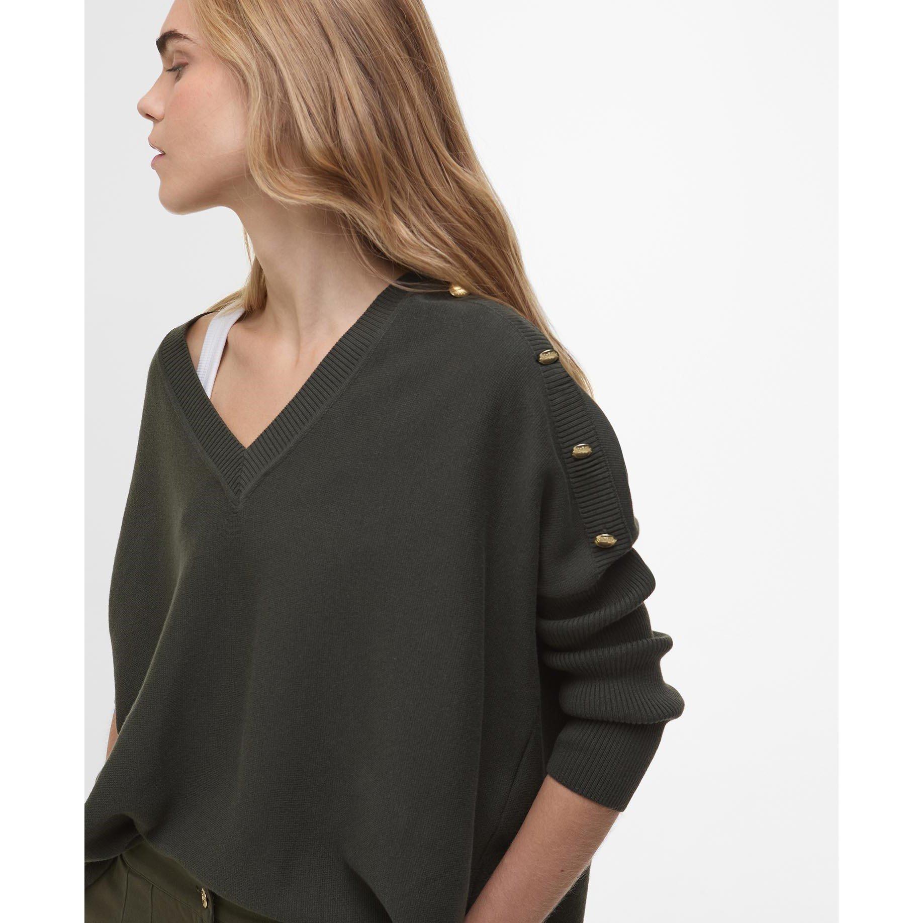 Envy - Barbour International - Sierra V-Neck Jumper - 4