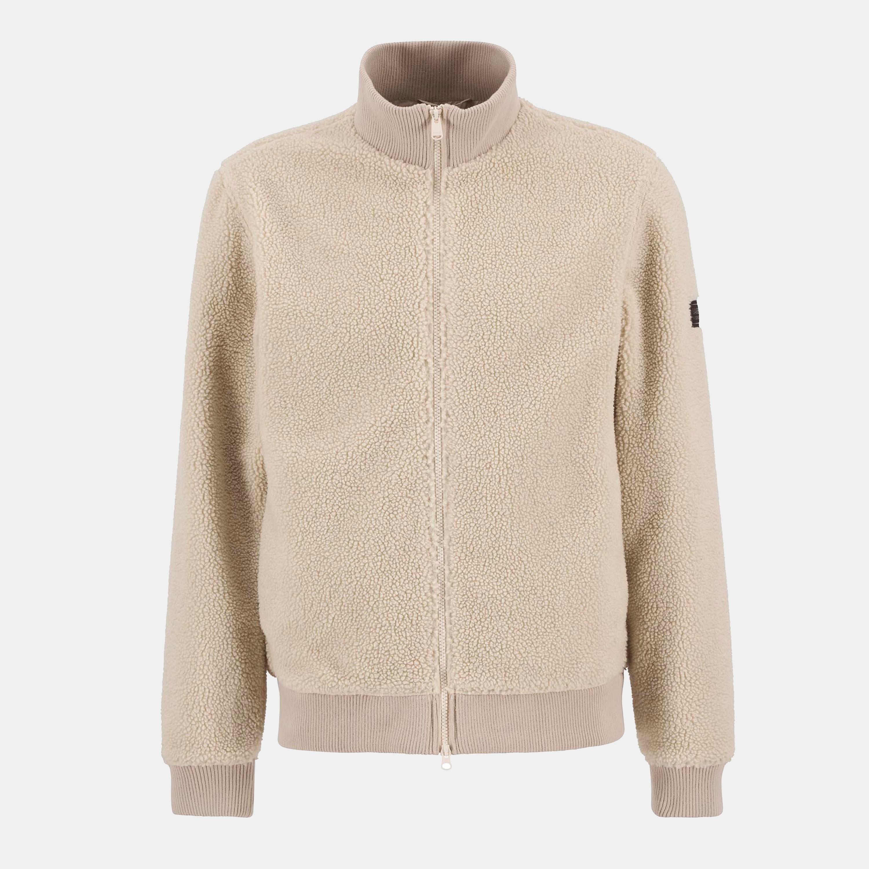 Lght Stone ST31 - Barbour International - Men's Dinstone Fleece Long Sleeve Teddy Coat - 1