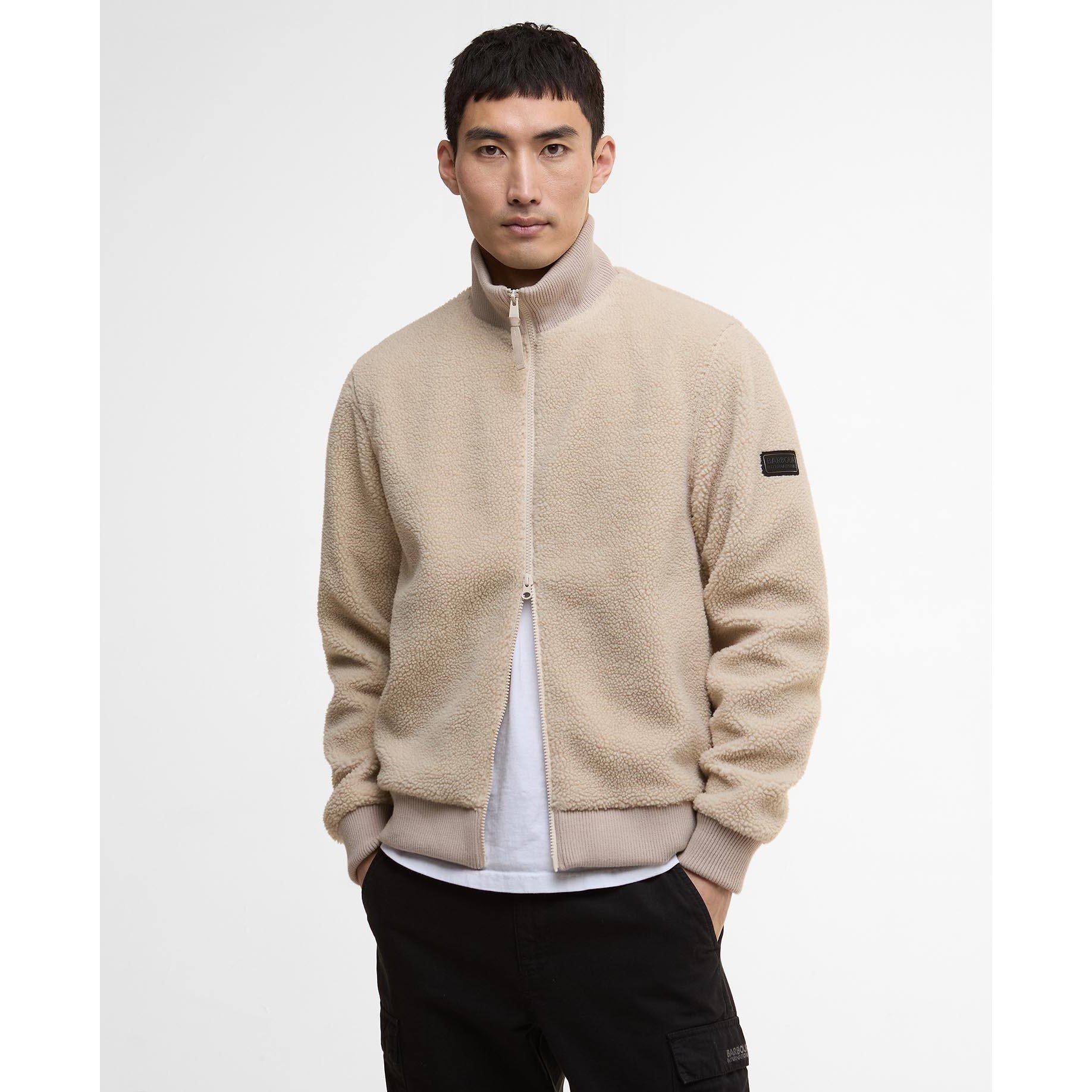 Lght Stone ST31 - Barbour International - Men's Dinstone Fleece Long Sleeve Teddy Coat - 2