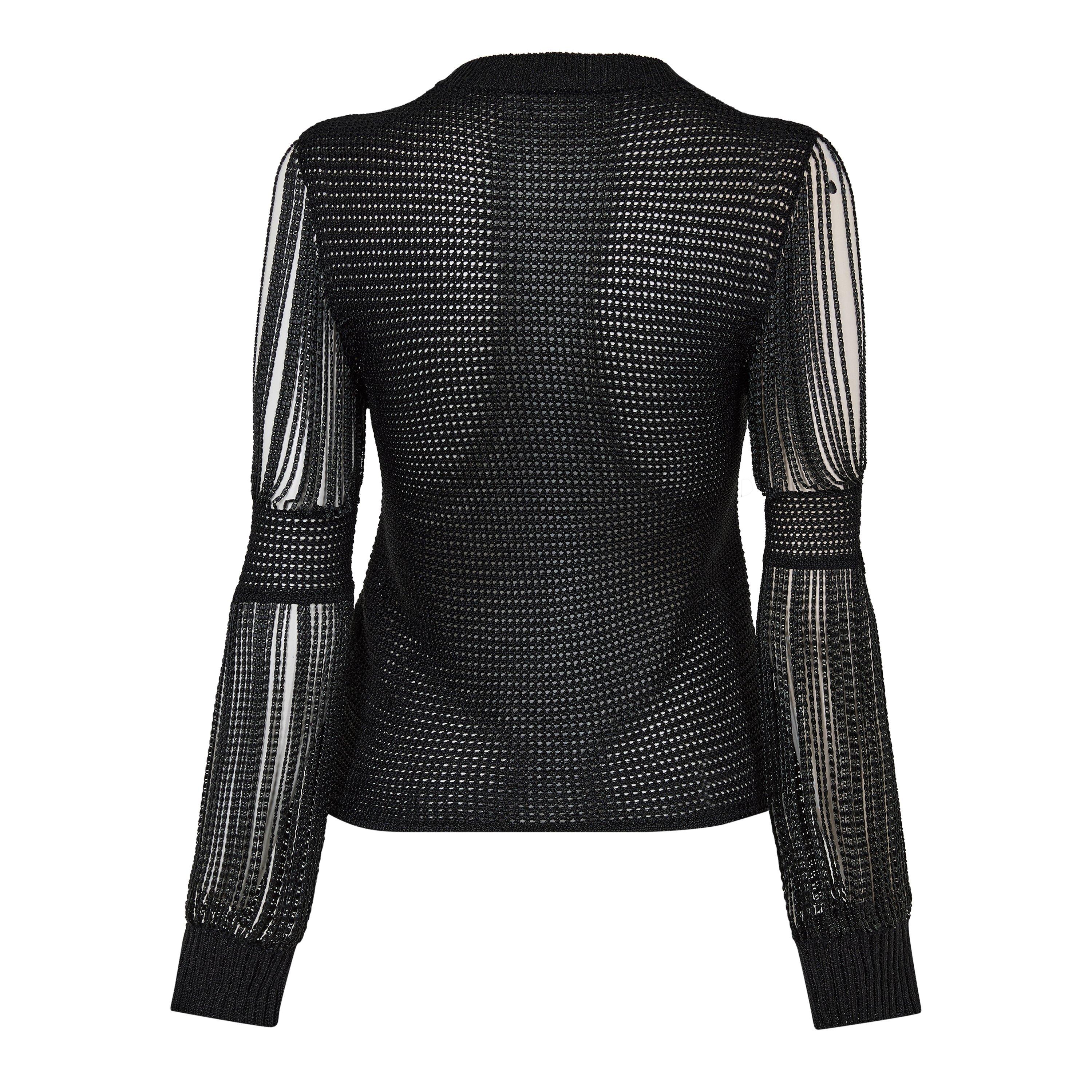 Nero - Bottega Veneta - Women's Crew Neck Jumper - 2