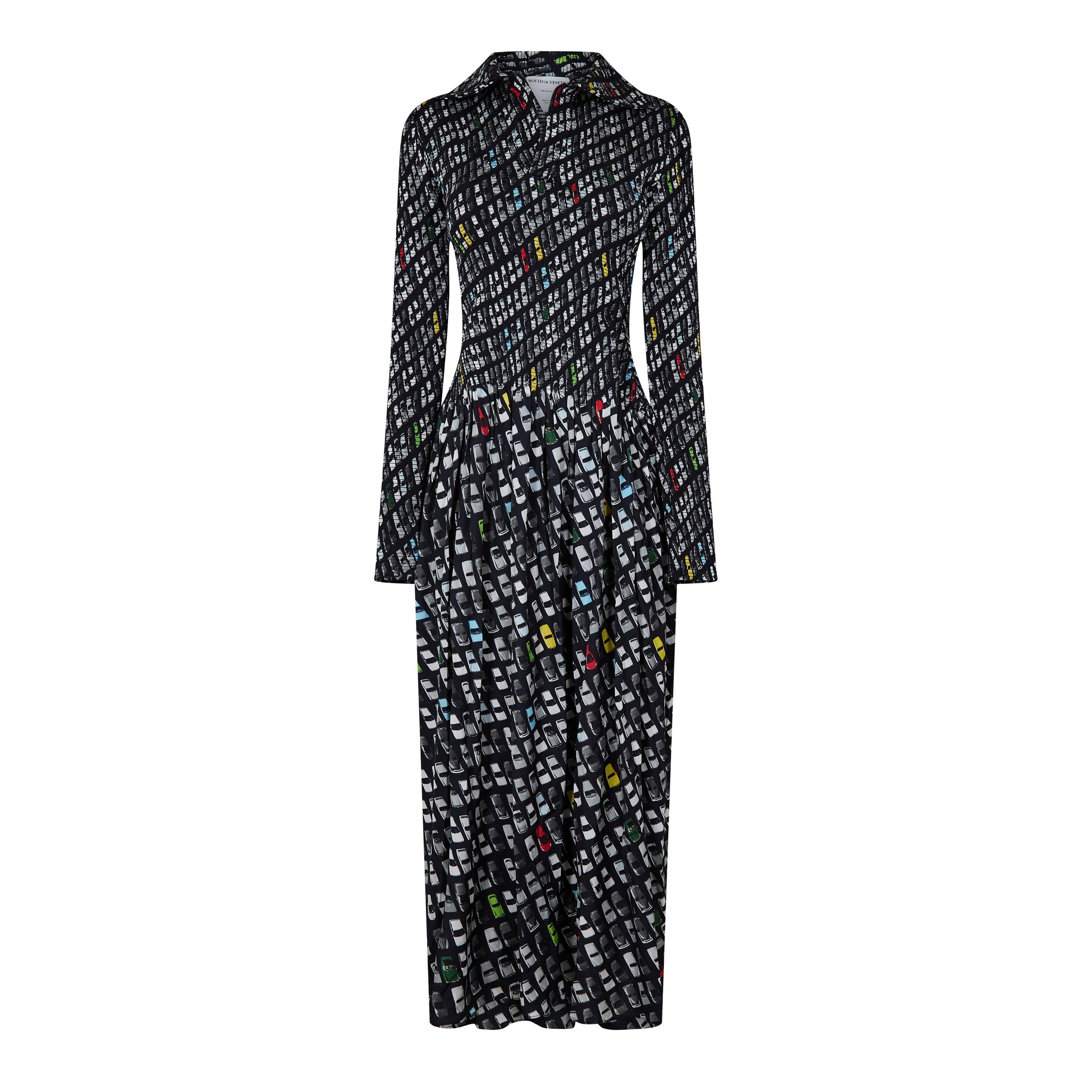 Bottega Veneta Women's Structured Textured Tailored Blazer Dress - Multicolor - Size 8 (40)