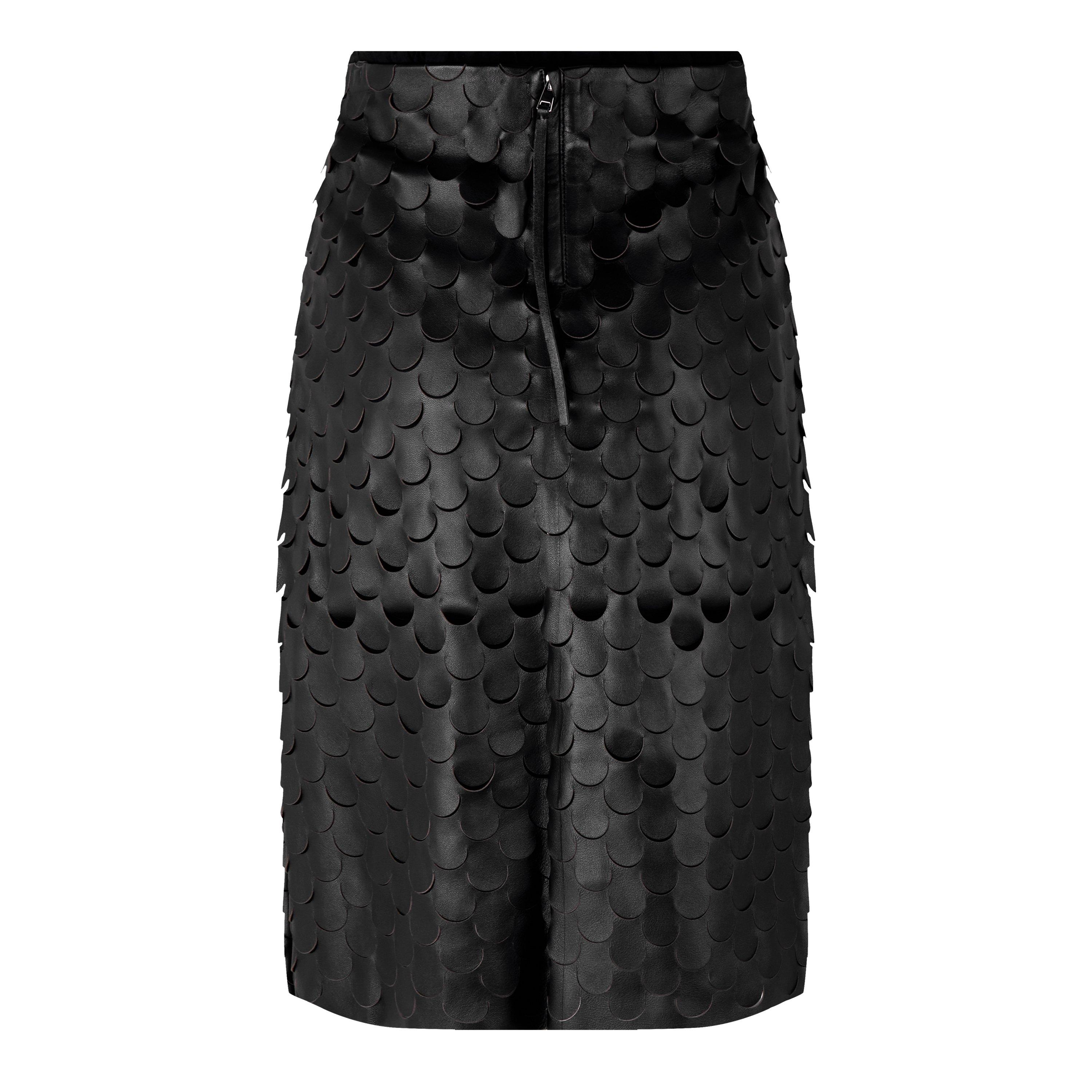 Nero - Bottega Veneta - Women's Midi Skirt - 2