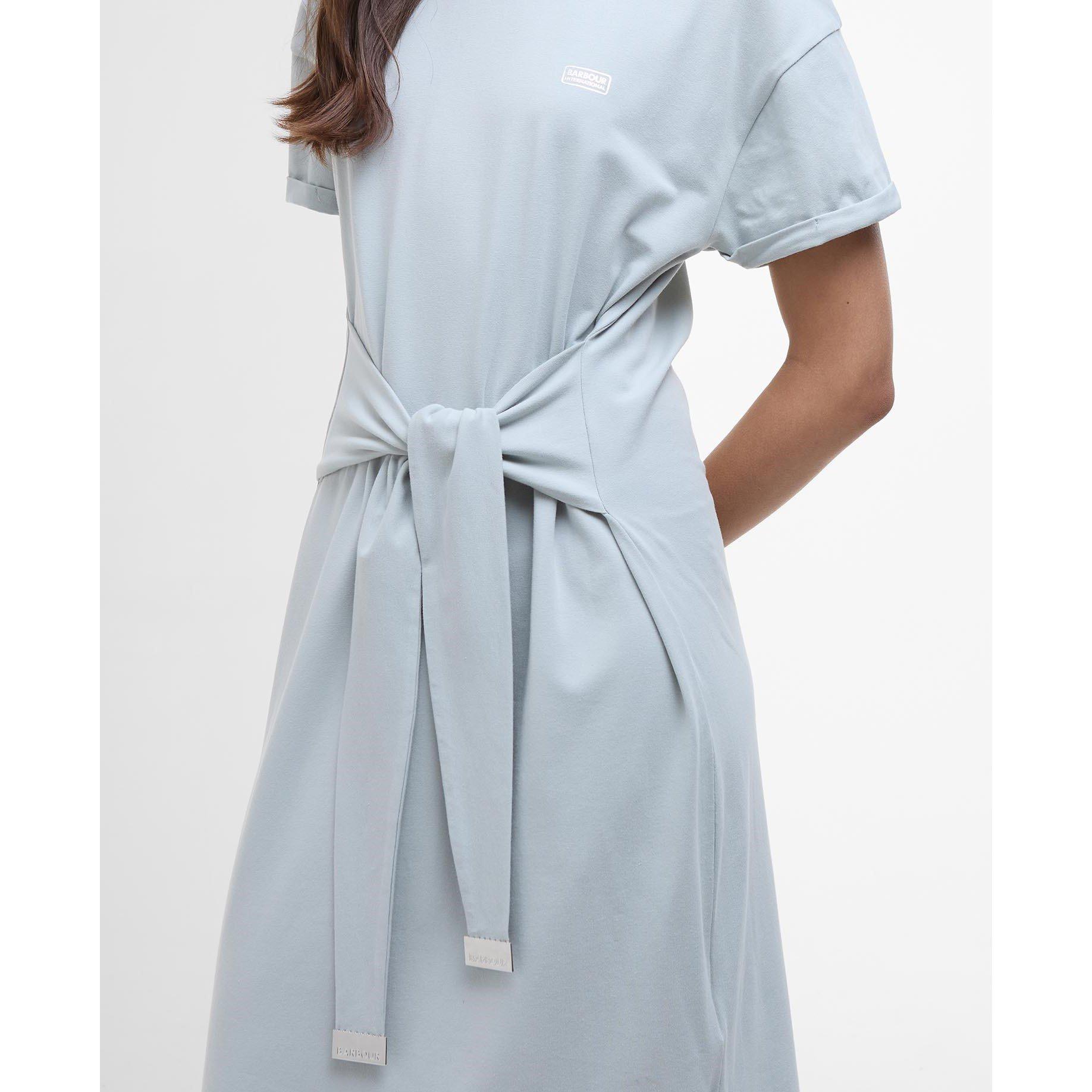 Light Stl Blue - Barbour International - Whitson Midi Dress - 5