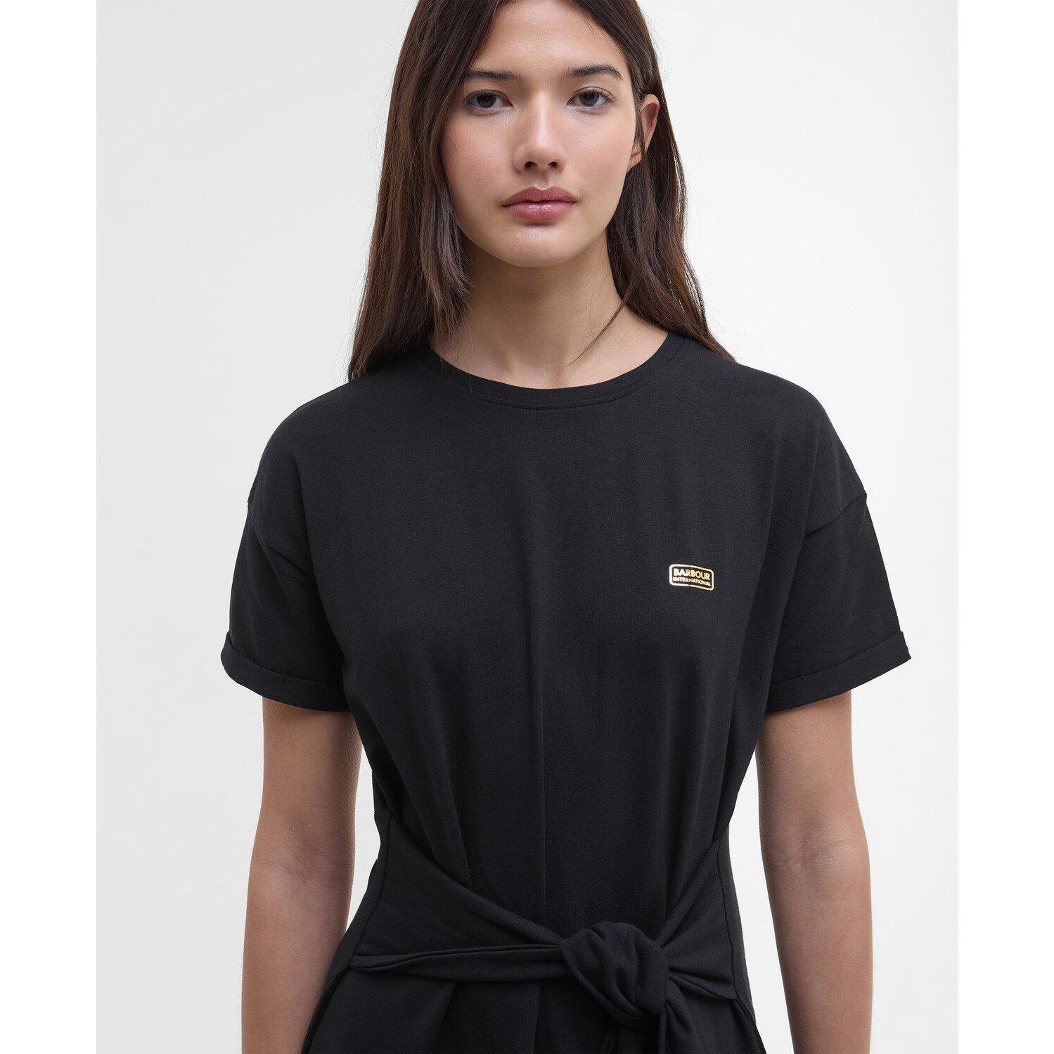 Black - Barbour International - Whitson Midi Dress - 4