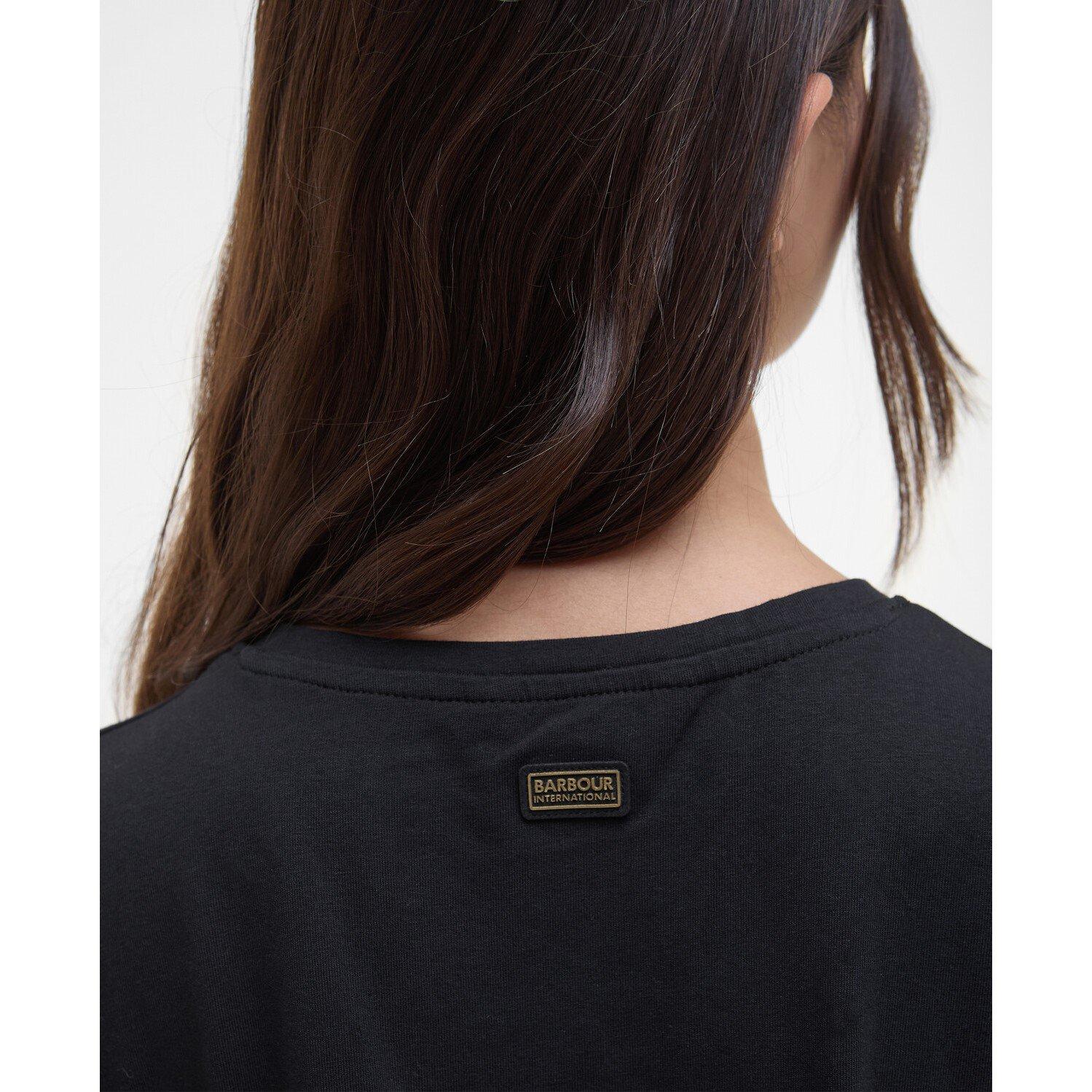 Black - Barbour International - Whitson Midi Dress - 6