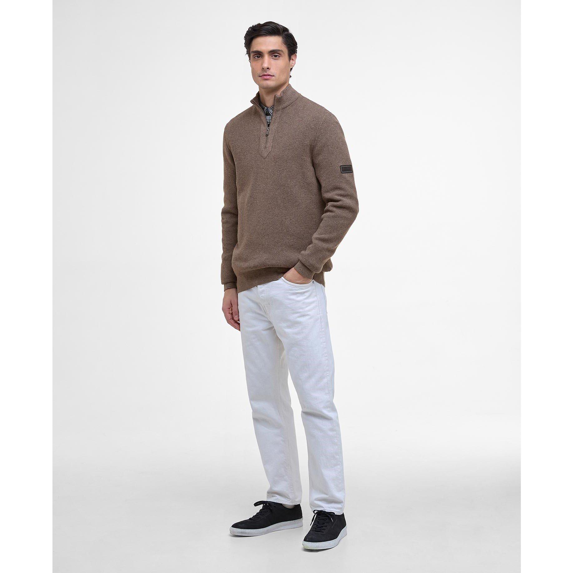 Brindle ST59 - Barbour International - Crawley Half Zip Jumper - 7