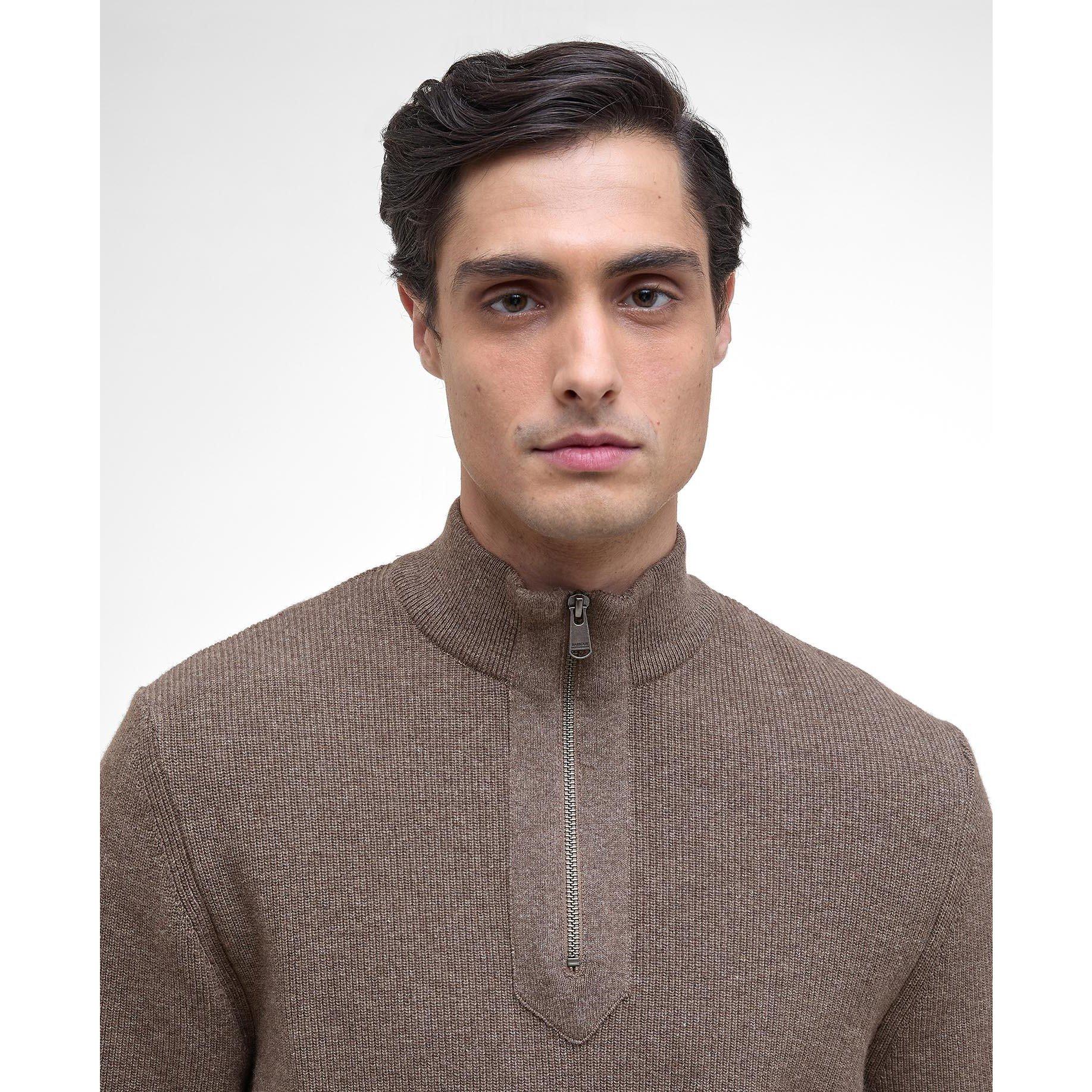 Brindle ST59 - Barbour International - Crawley Half Zip Jumper - 5