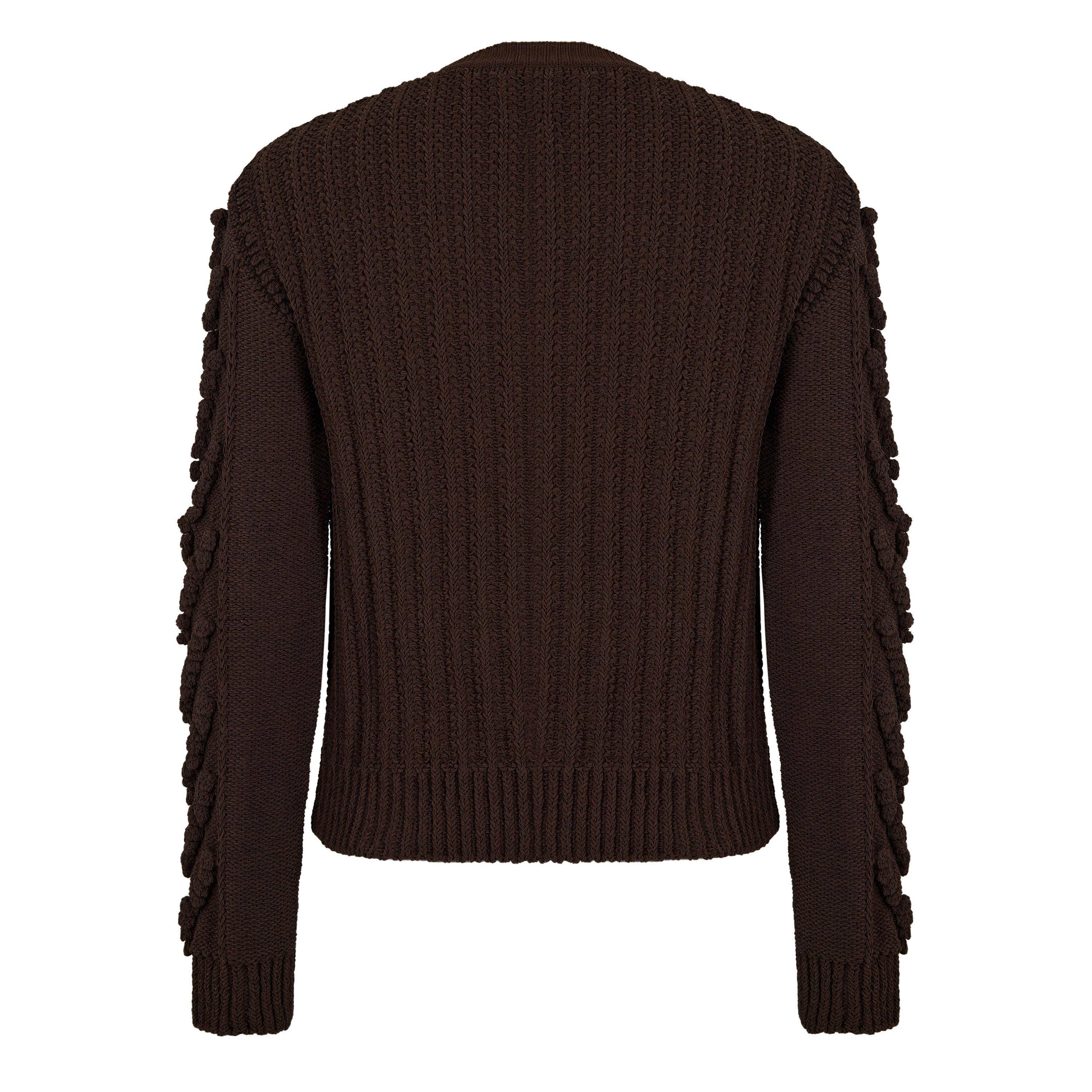 Ebony - Bottega Veneta - Men's Crew Neck Jumper - 2