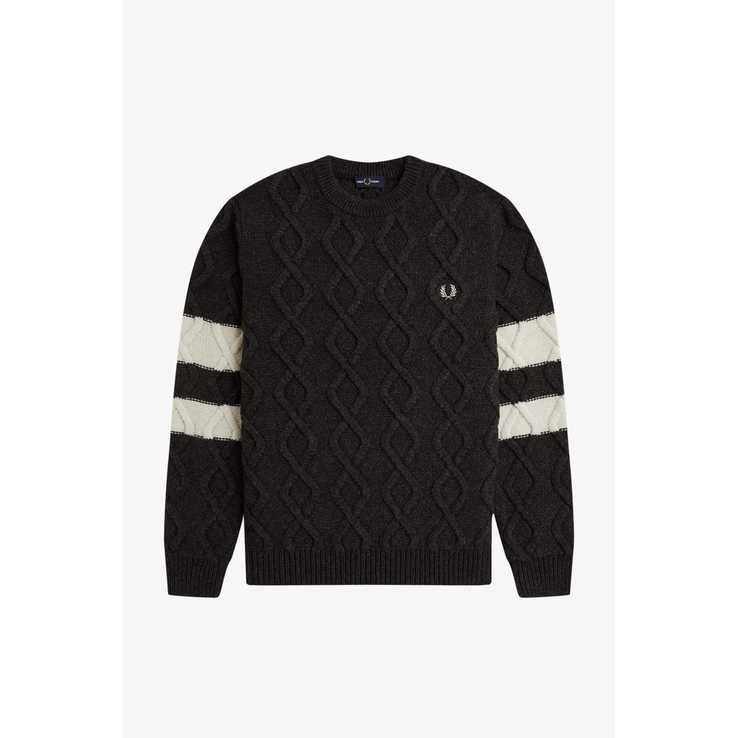 Charc Marl 948 - Fred Perry - Fred Dmnd Cbl Jmpr Sn64 - 1