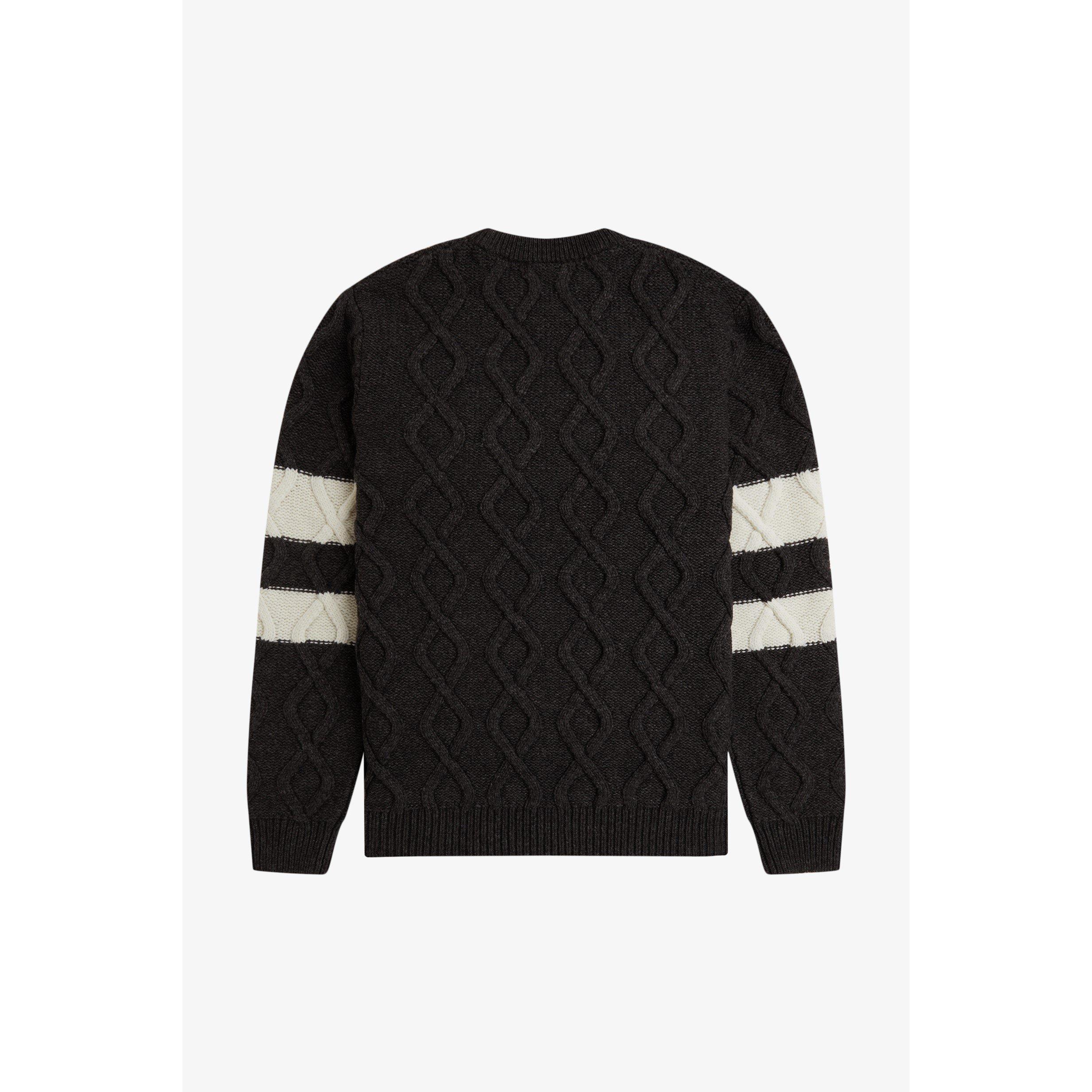 Charc Marl 948 - Fred Perry - Fred Dmnd Cbl Jmpr Sn64 - 2