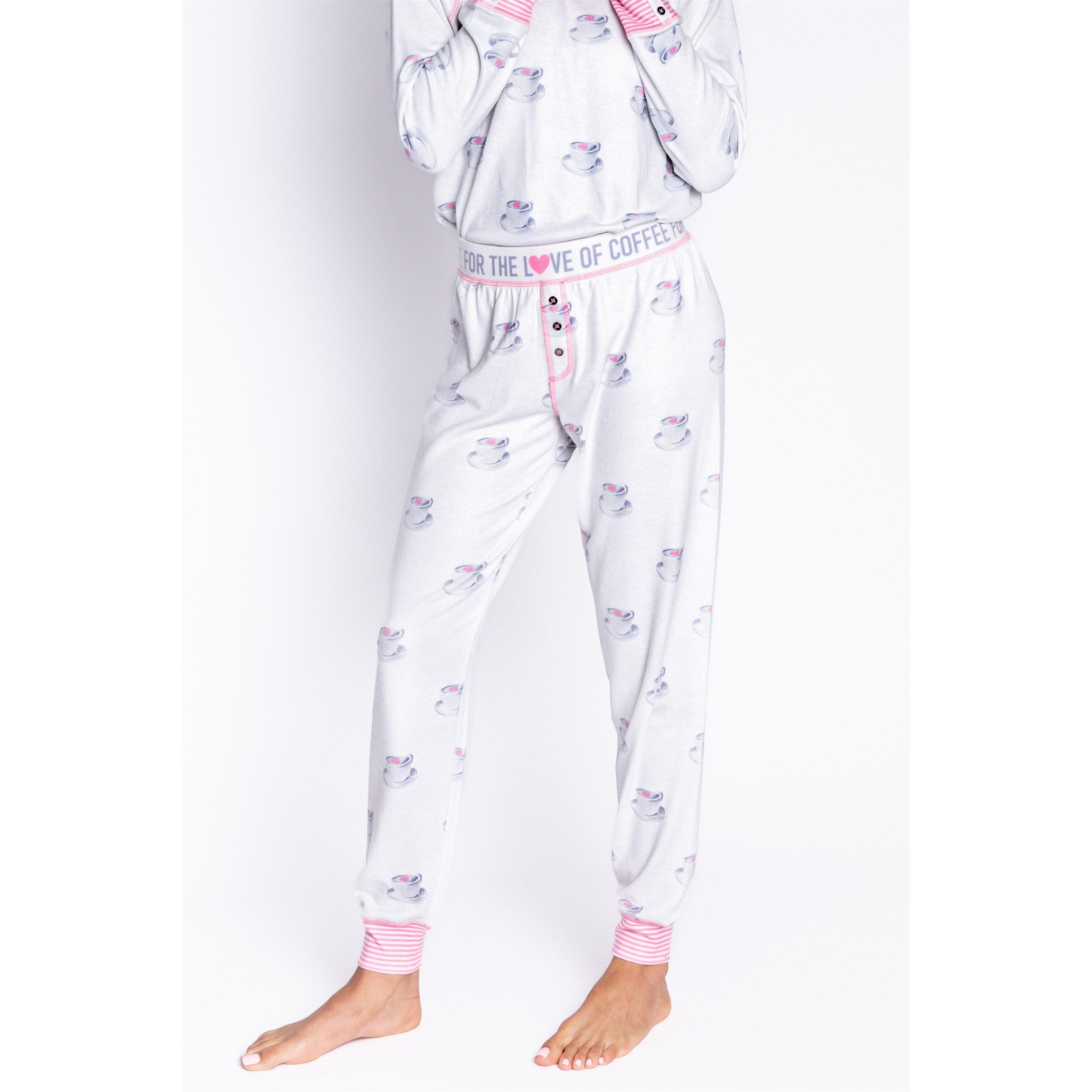 Beige - PJ Salvage - Salvage Teacup Pyjama Set - 4