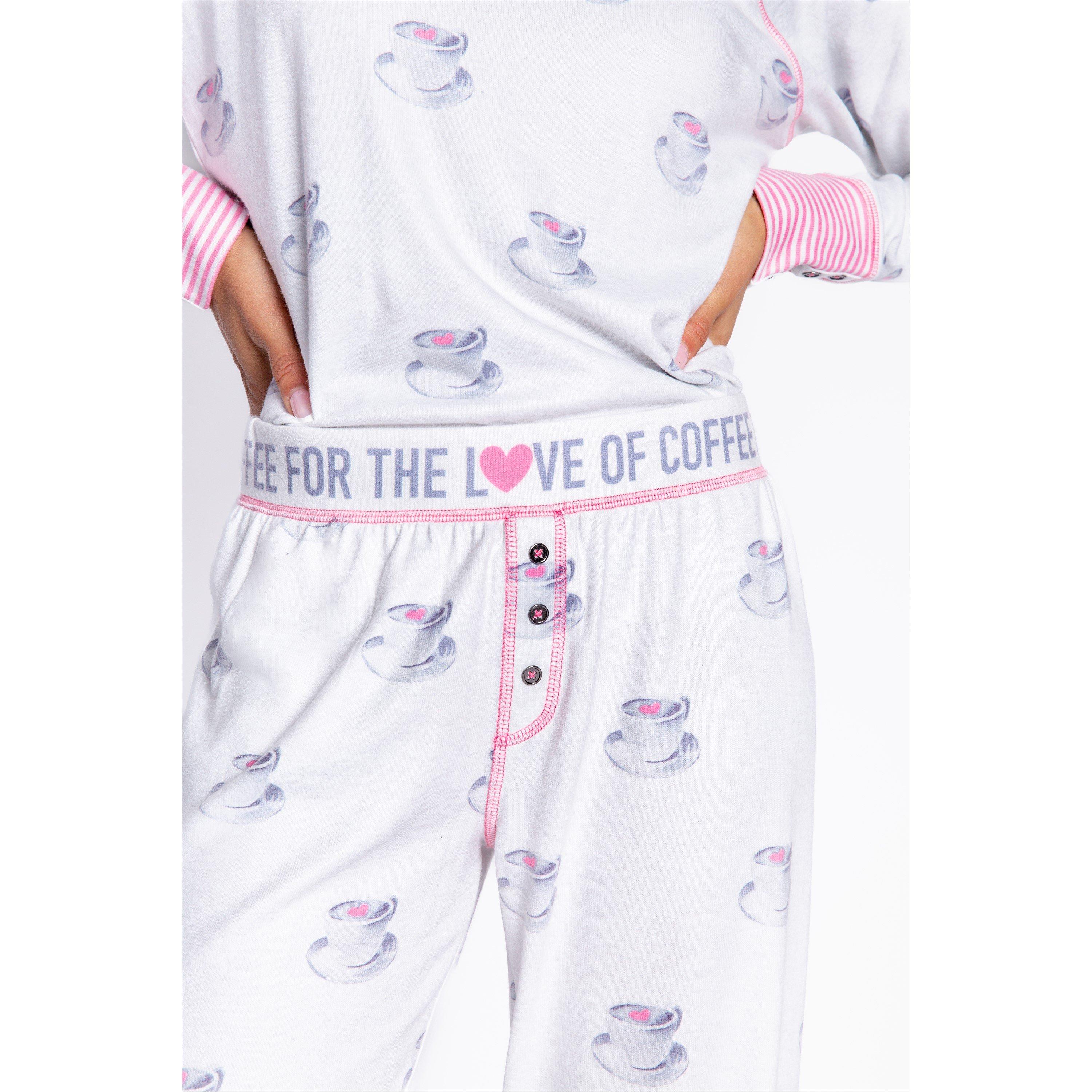 Beige - PJ Salvage - Salvage Teacup Pyjama Set - 5