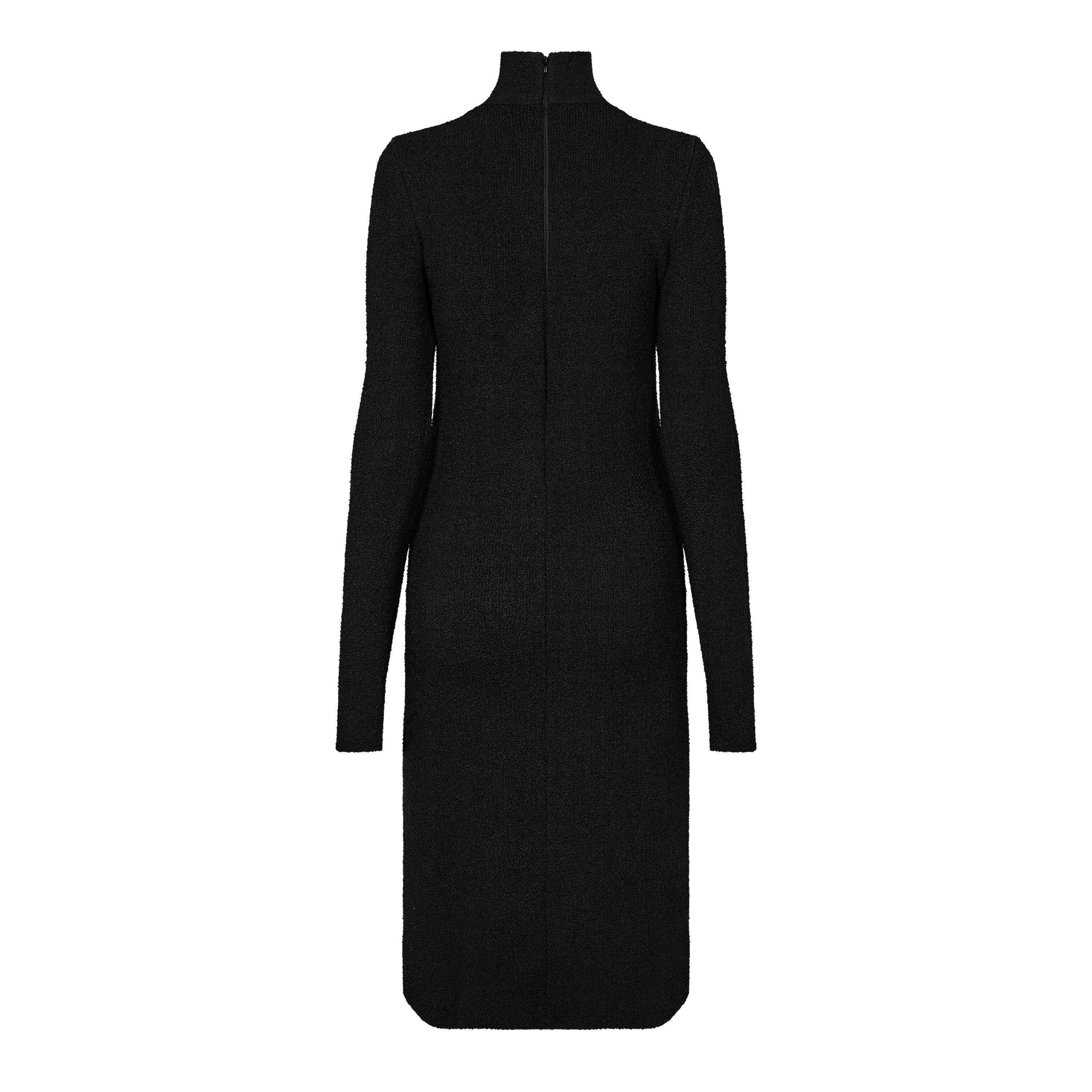 Nero - Bottega Veneta - Women's Structured Mini Dress - 2