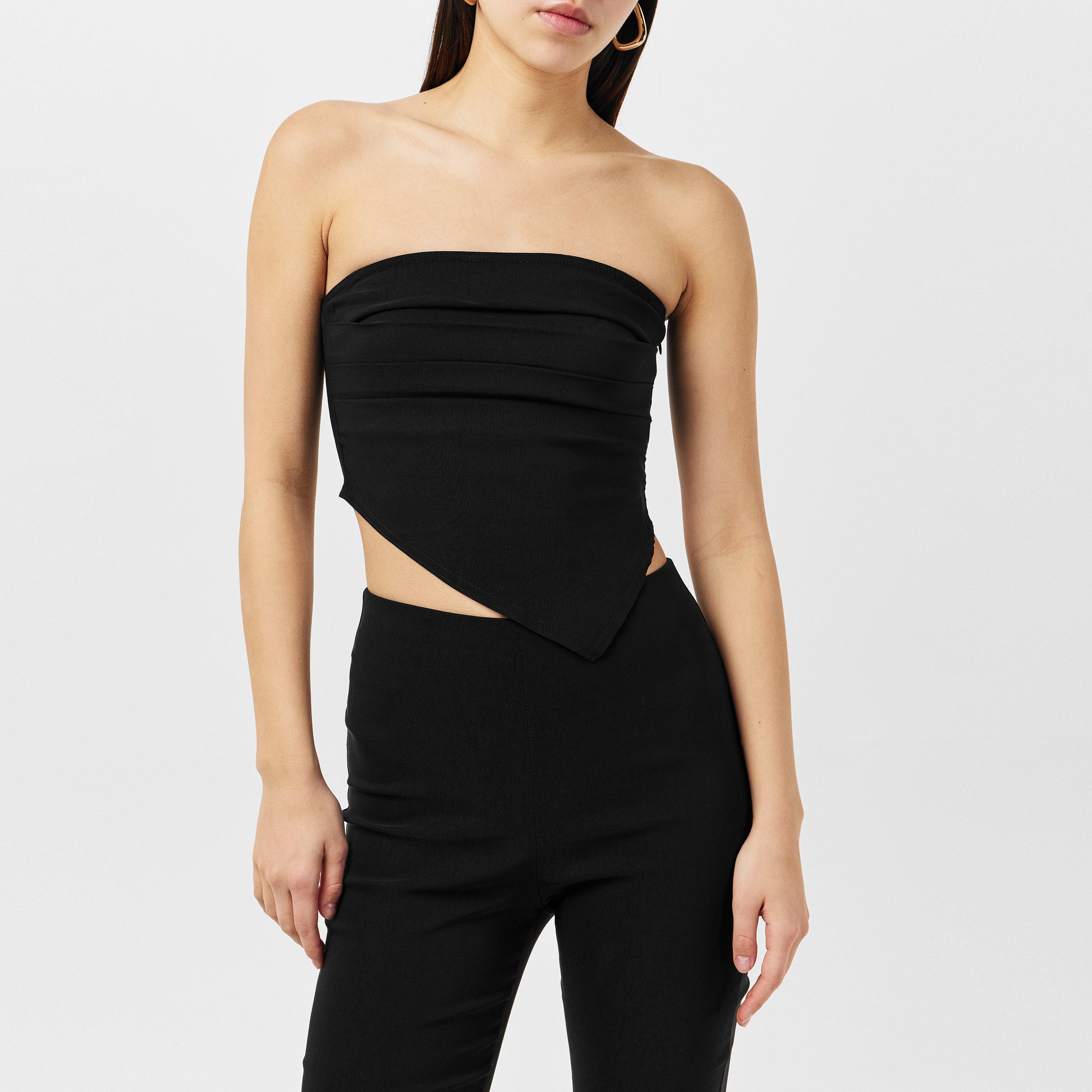 Zwart - Missy Empire - Bengaline Corset Top Womens - 3