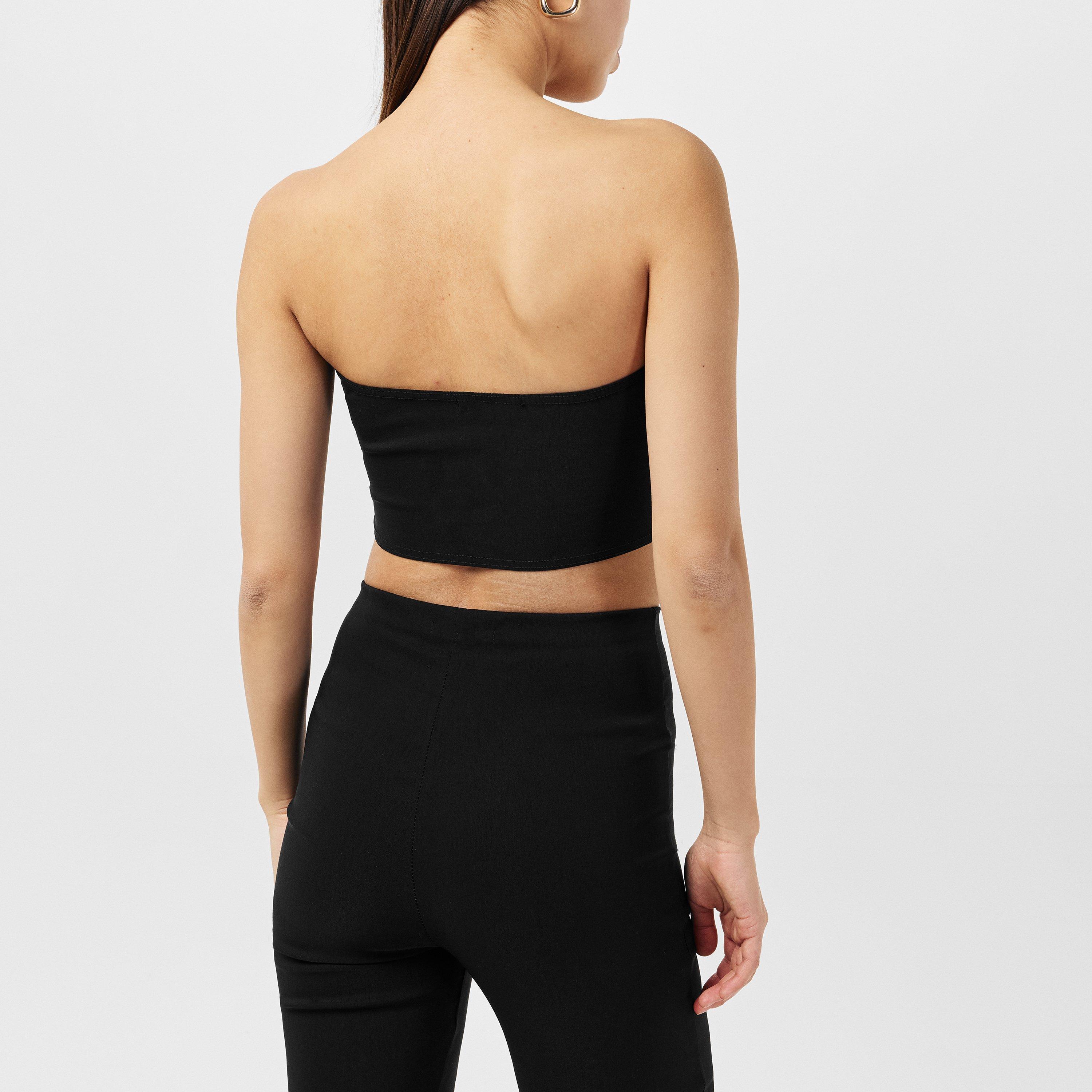 Zwart - Missy Empire - Bengaline Corset Top Womens - 4