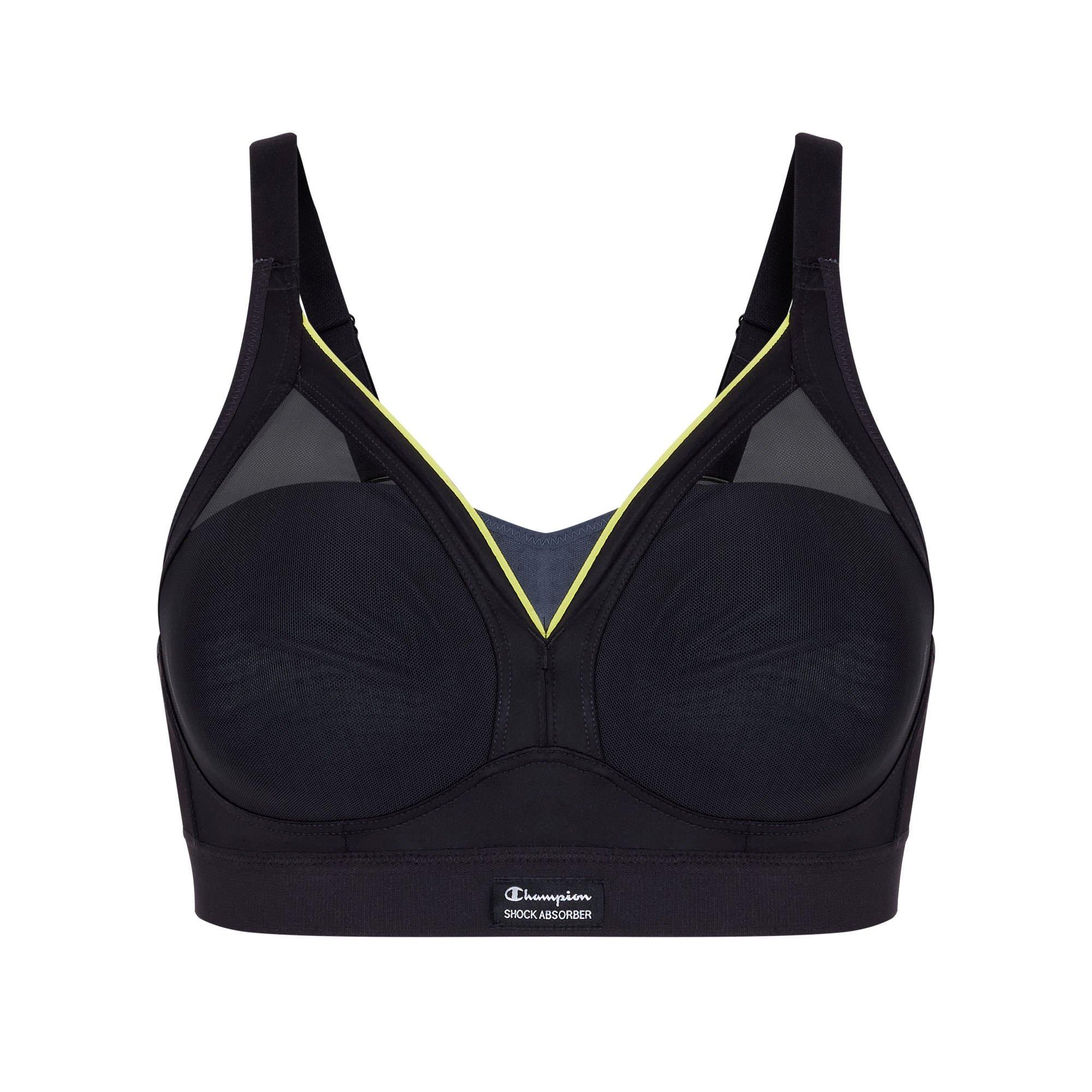 Black - Shock Absorber - Active Shape Support Sports Bra - 1