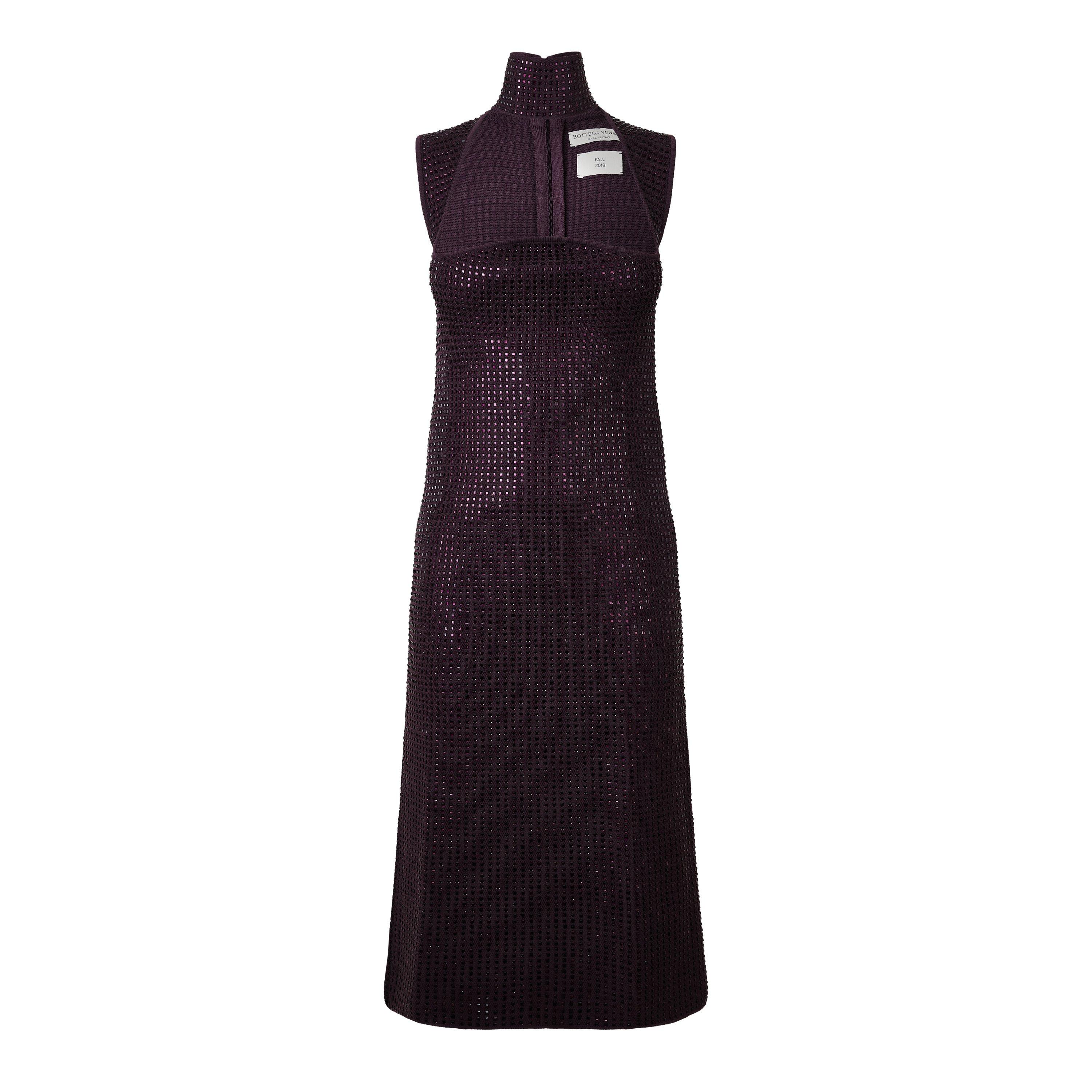 Bottega Veneta Women's Cut Out Dress - Merlot - Size 8 (40)