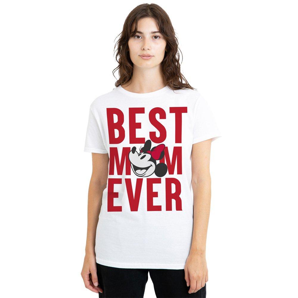 Disney Minnie Mouse Best Mom Ever T-Shirt White