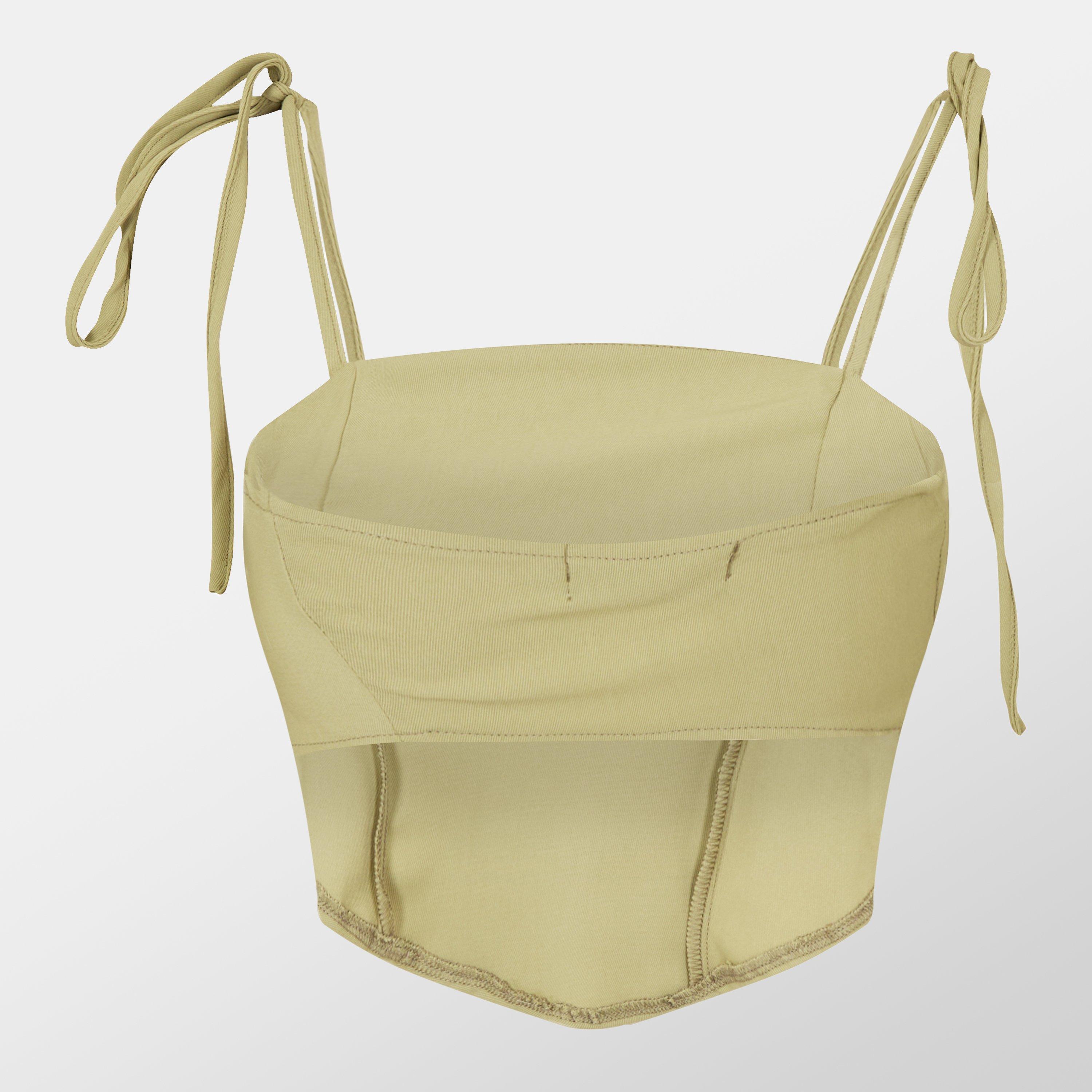 Sage - Missy Empire - Strap Corset Top Womens - 2