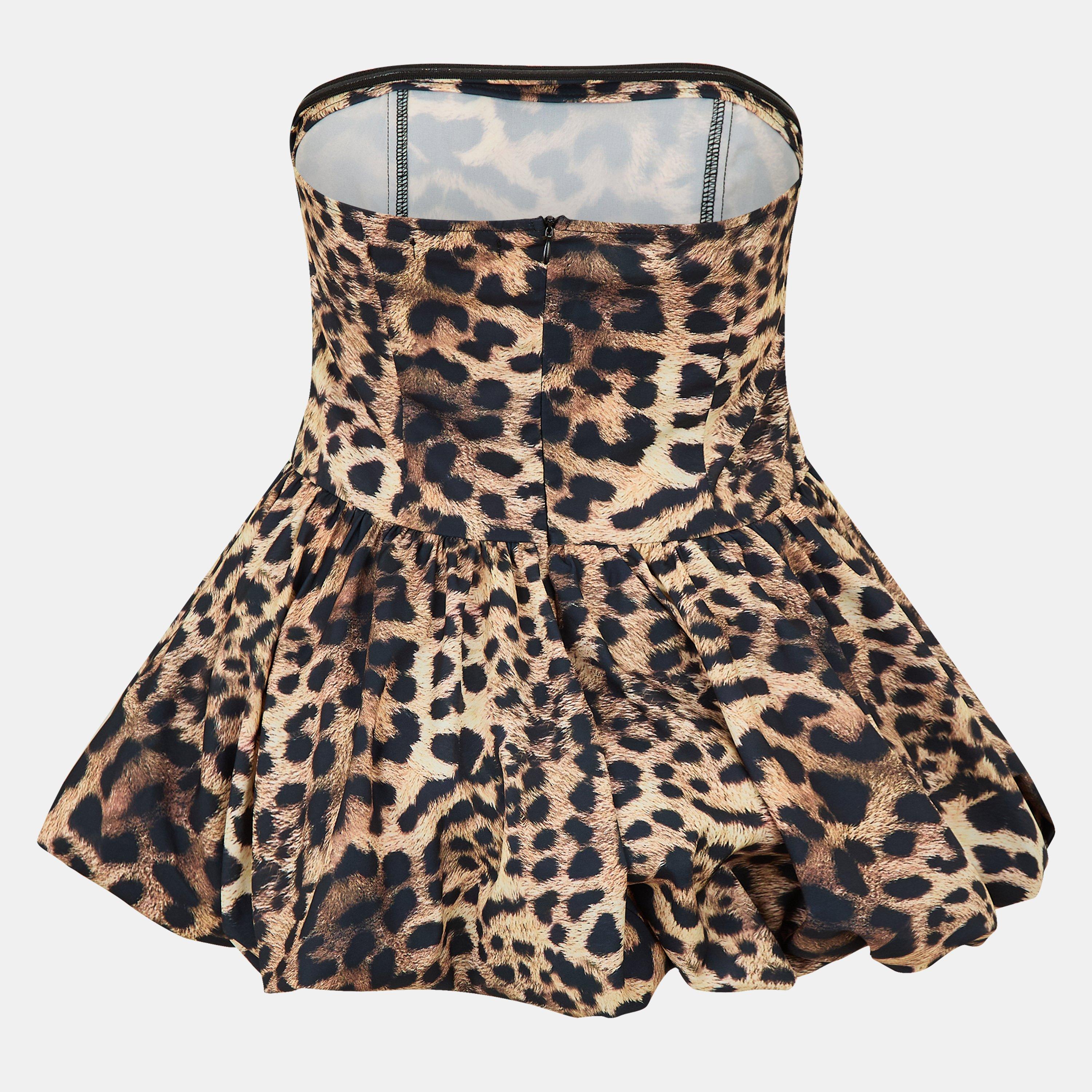 Brun - Missy Empire - Puff Ball Bandeau Mini Dress Womens - 2