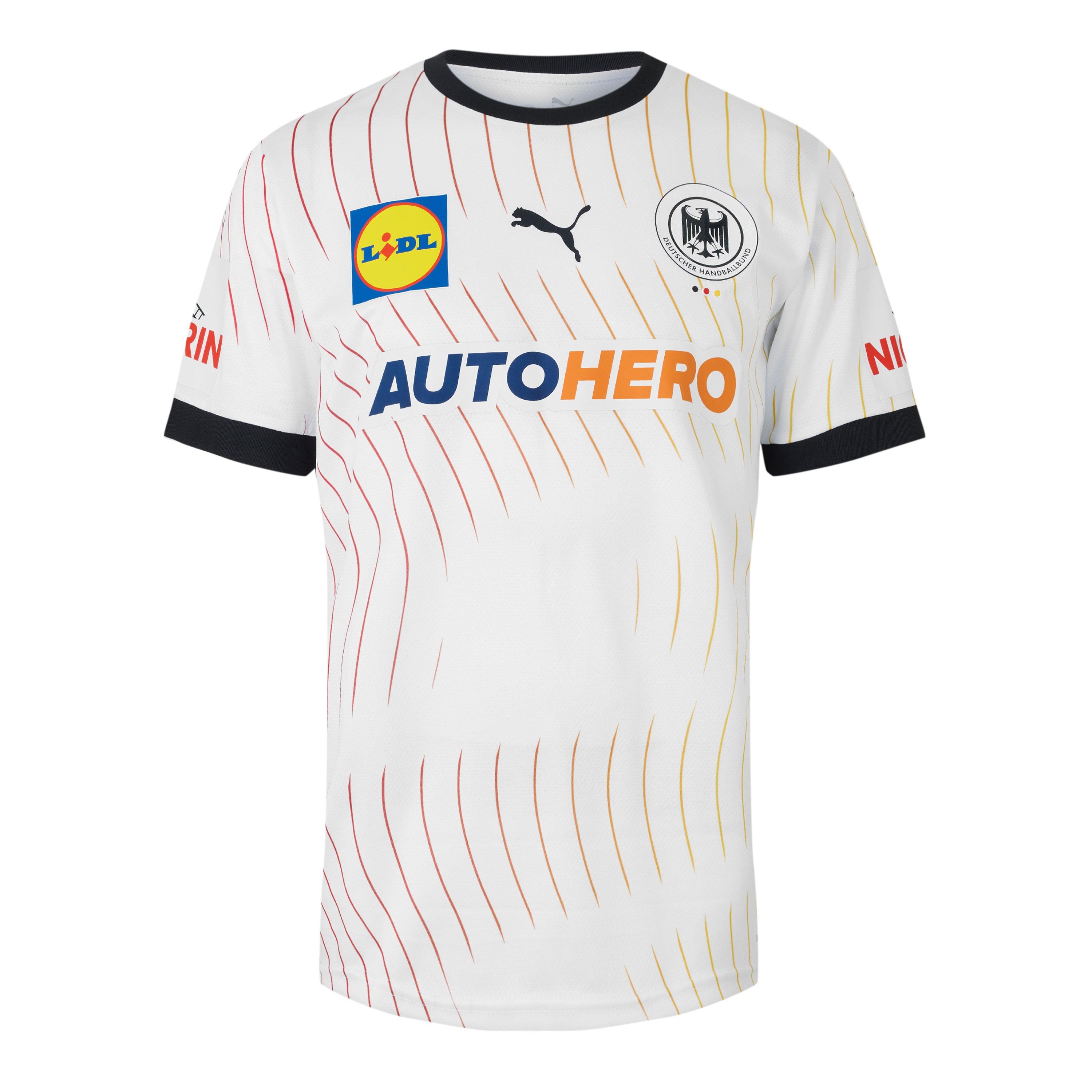 White/Black - Puma - Mens DHB Home Jersey Licensed Short Sleeve Performance T-Shirt - 1