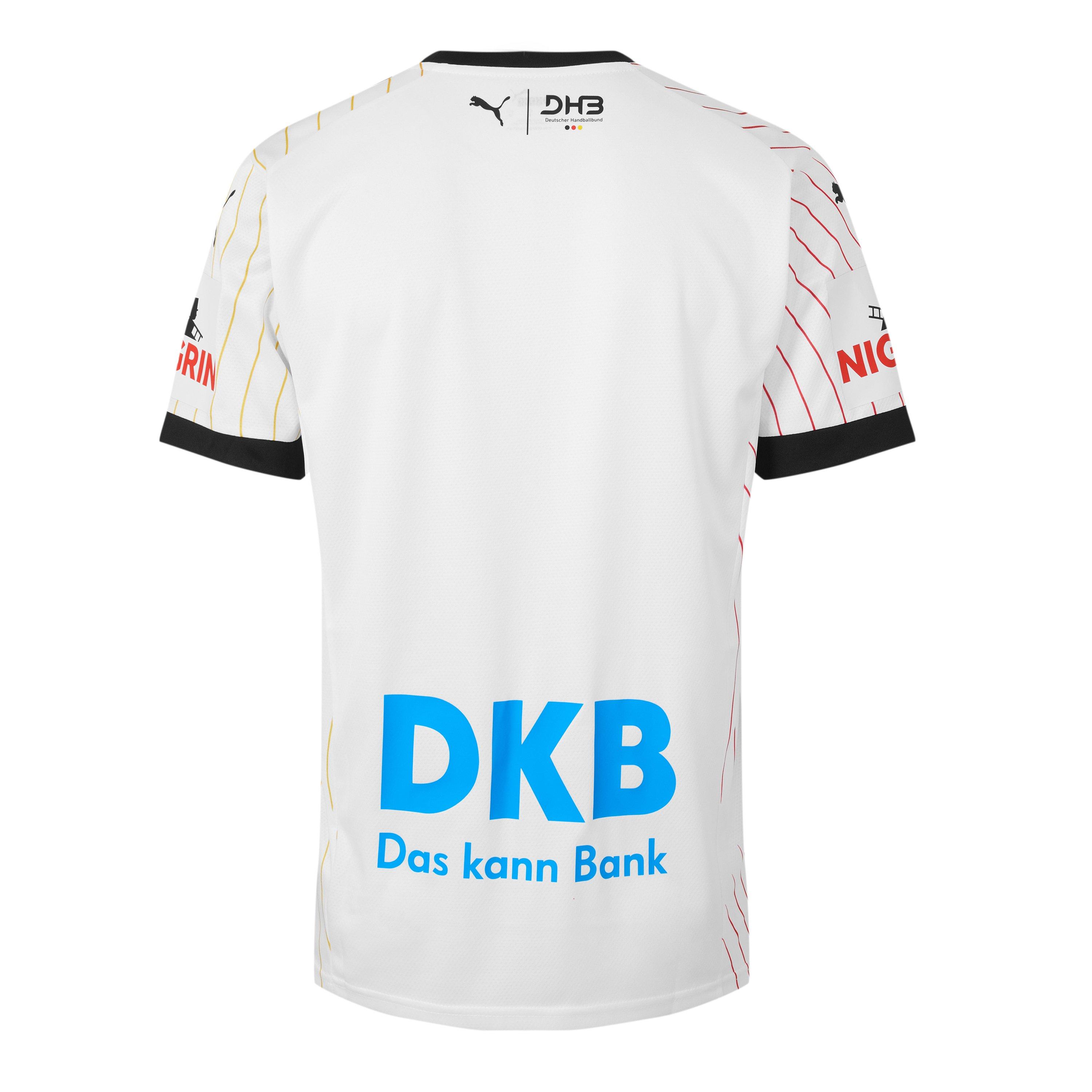 Bijelo/Crno - Puma - Men's DHB Home Jersey Licensed Short Sleeve Performance T-Shirt - 2