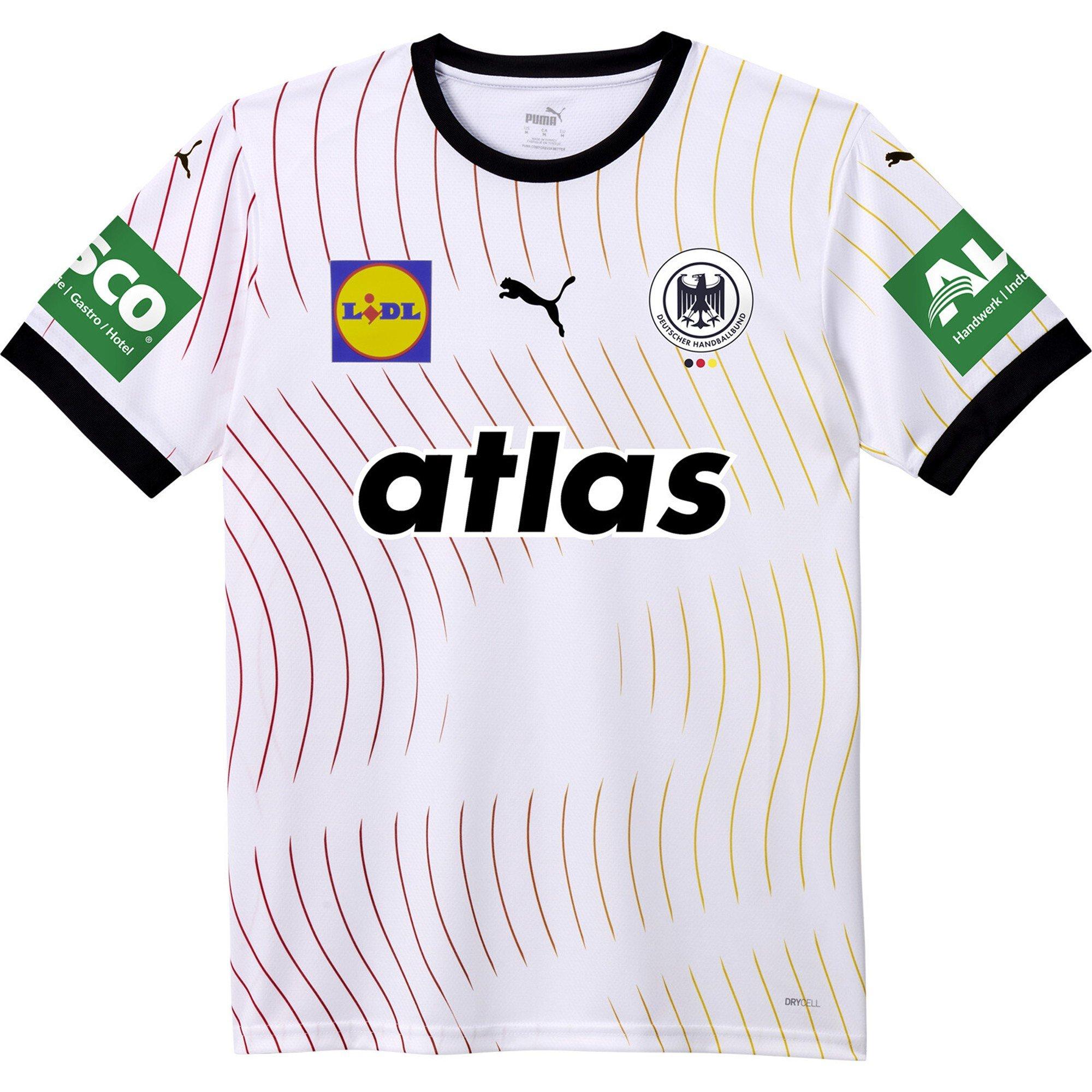 White/Black - Puma - Men's DHB Home Short Sleeve Performance 2025 T-Shirt - 1