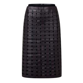 Bottega Veneta BV Leather Skirt Ld99