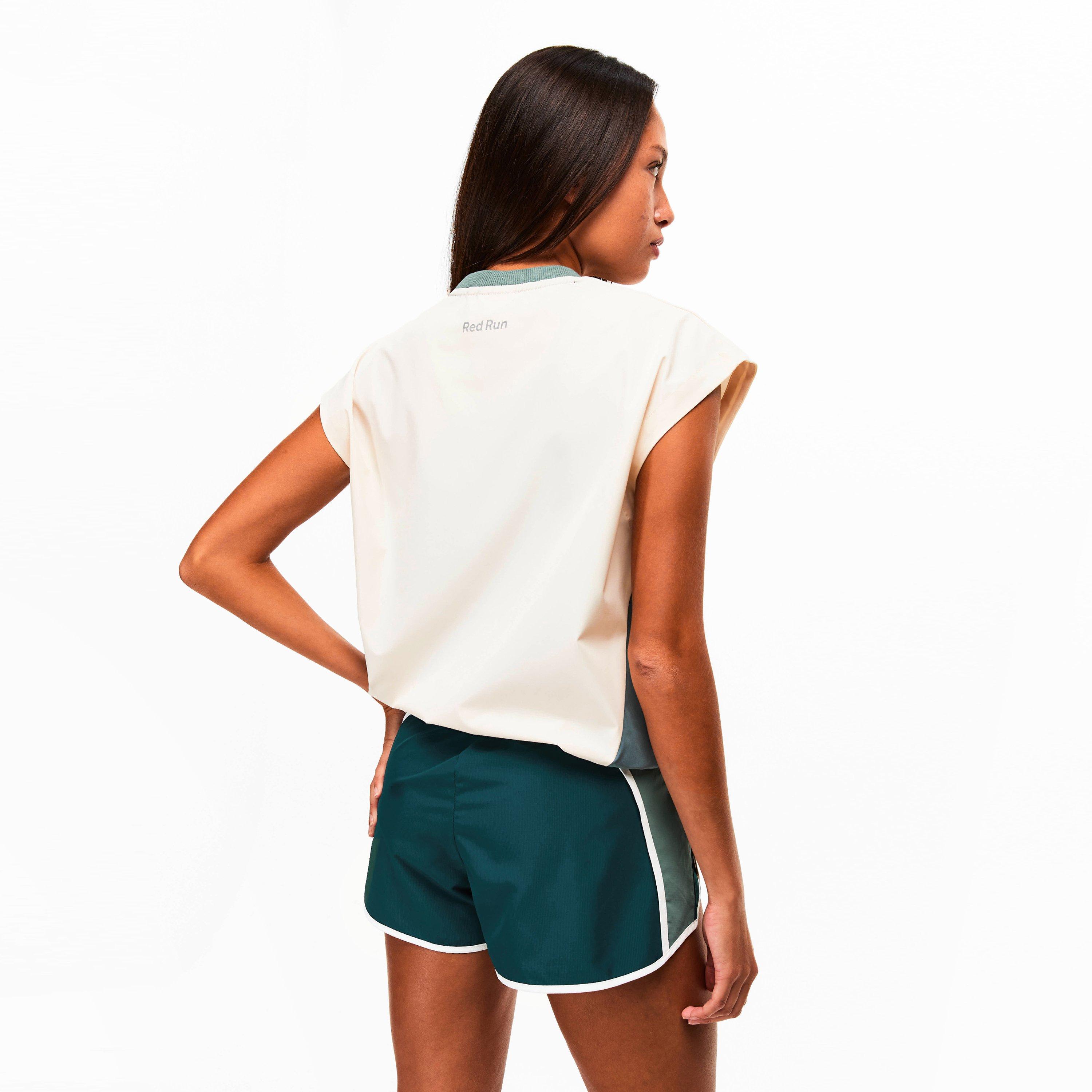 Cream - Red Run - Womens Skyline Windbreaker Top - 4