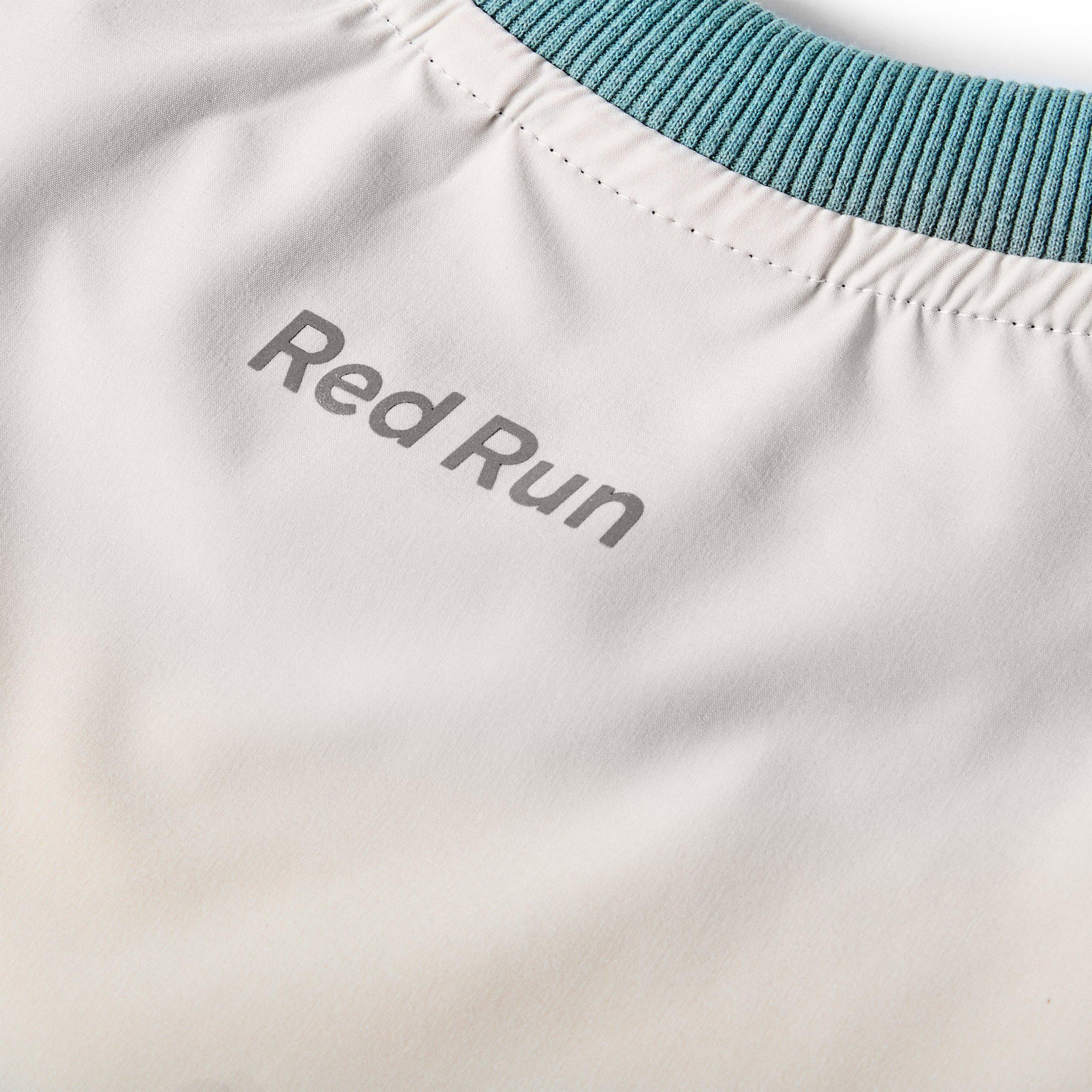 Cream - Red Run - Womens Skyline Windbreaker Top - 5