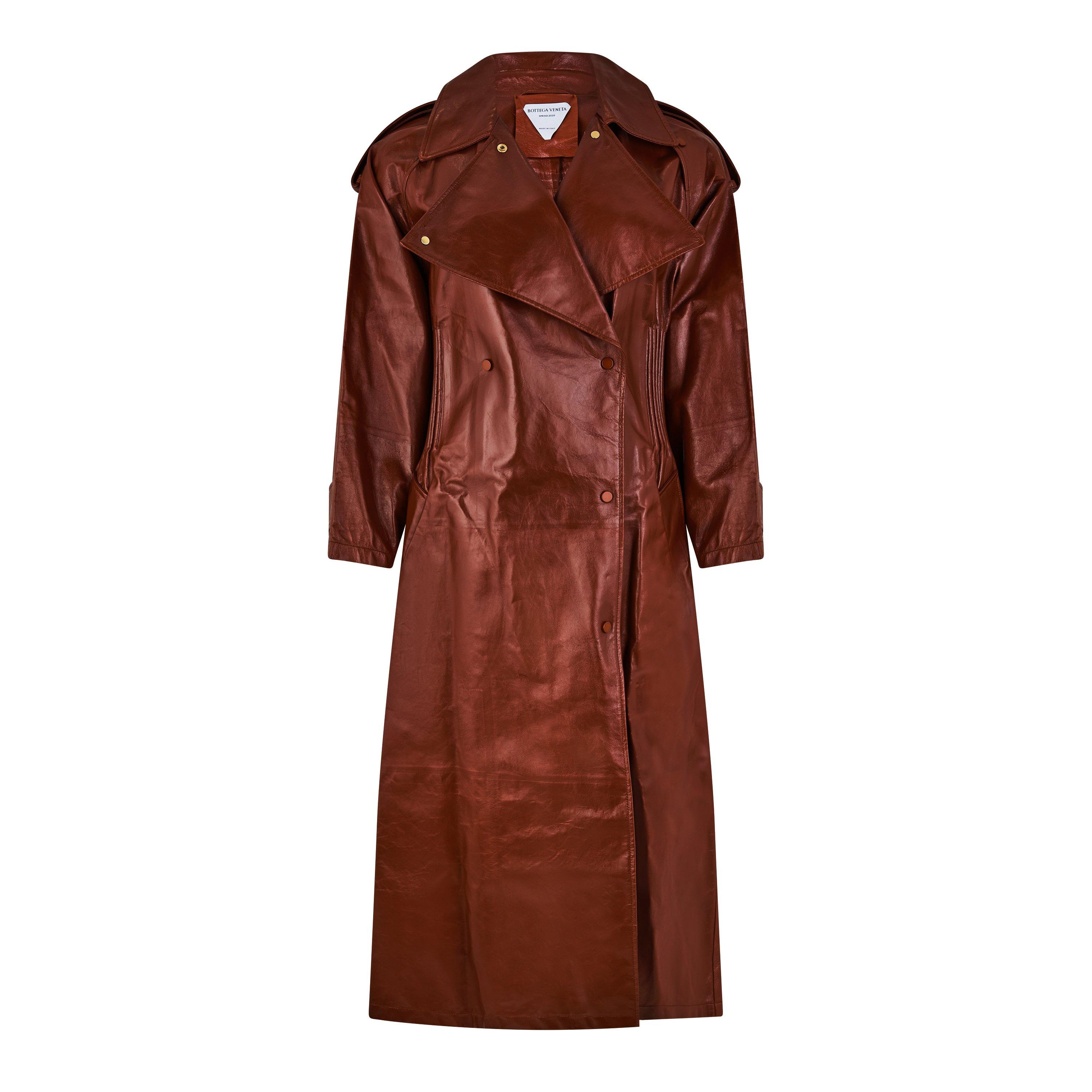Rust - Bottega Veneta - Women's  Classic Trench Coat - 1