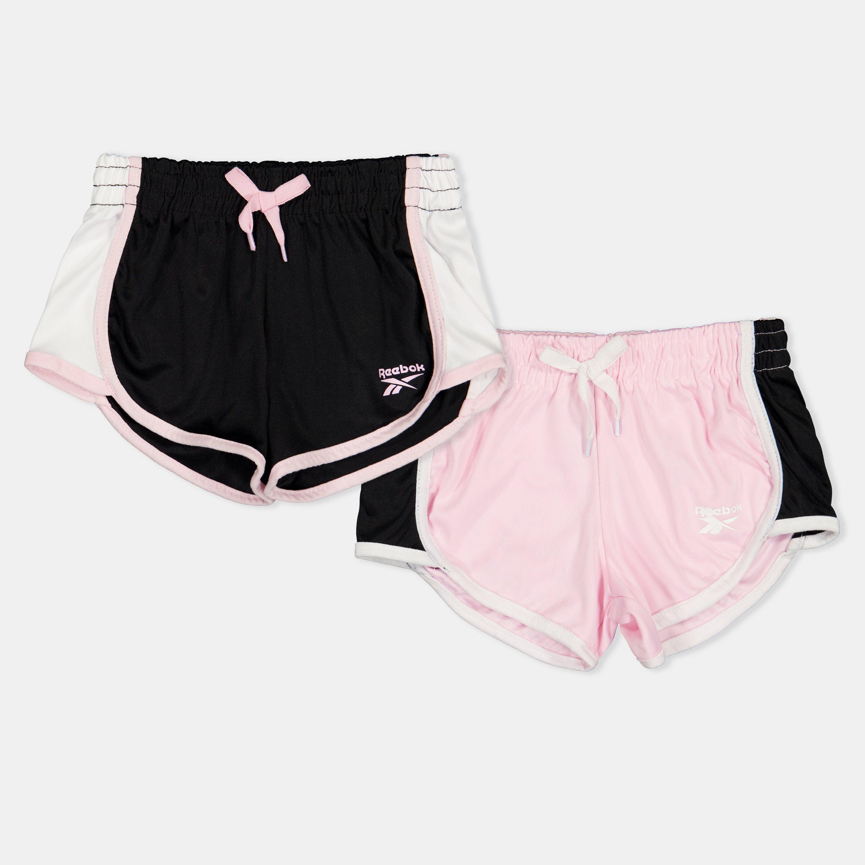 Pink Lady - Reebok - Kids' Black Jersey Jogger Shorts - 1