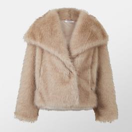 Missy Empire Oversized Faux Fur Coat Womens