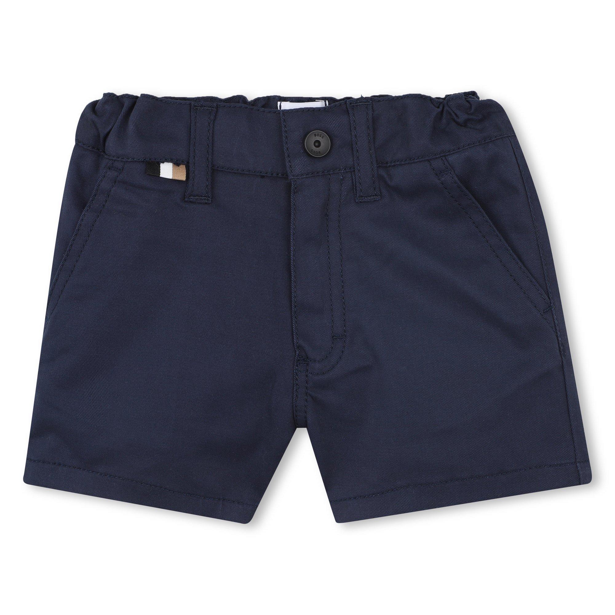 Navy 849 - Boss - Kids' Multiple Pocket Adjustable Cargo Shorts - 1
