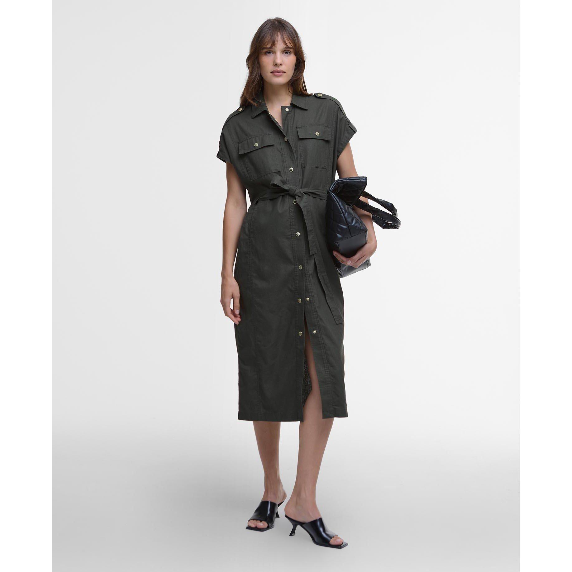 Barbour International Women's Harlow Midi Dress - Envy - 14 (L)