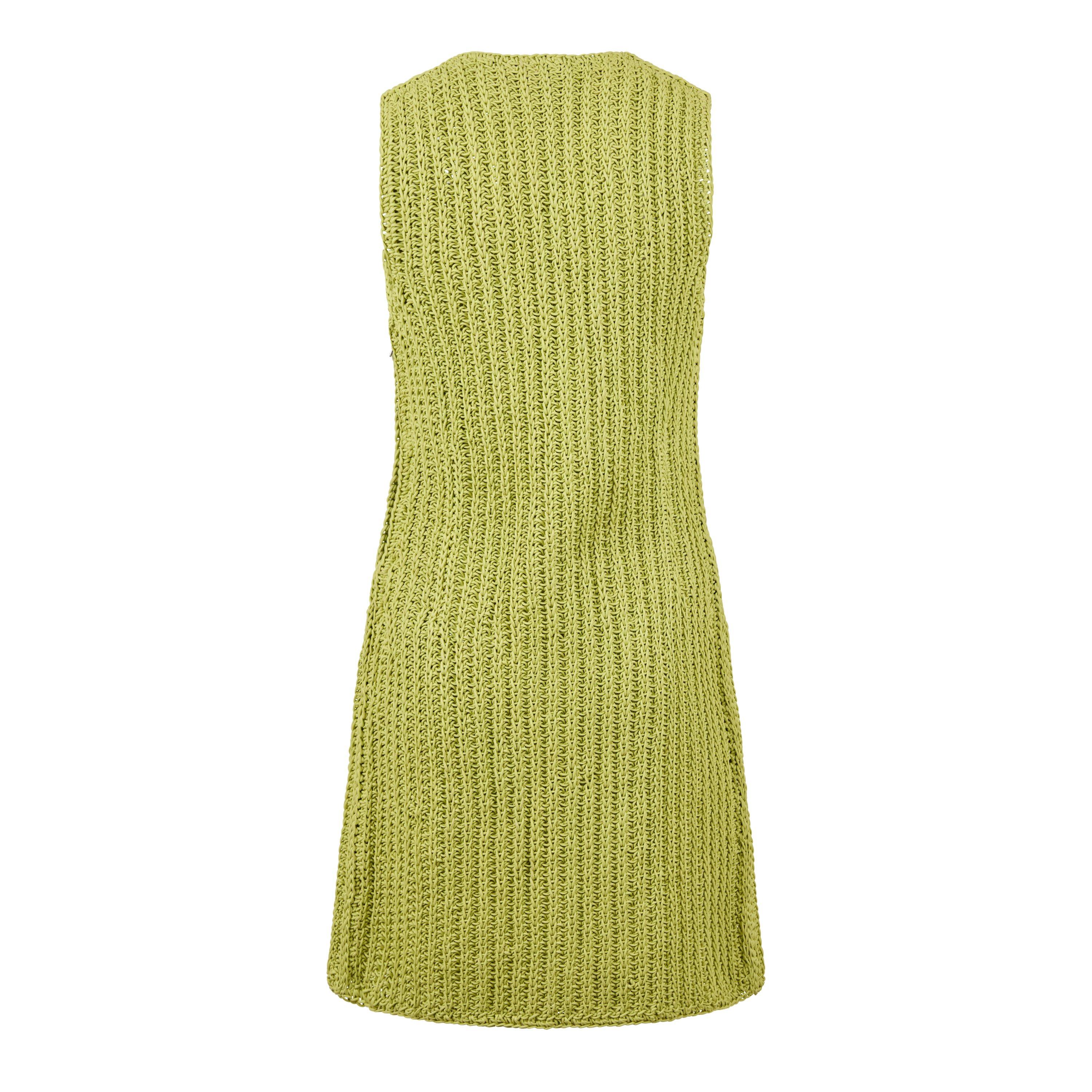 Seagrass - Bottega Veneta - Women's Black Structured Mini Dress - 2