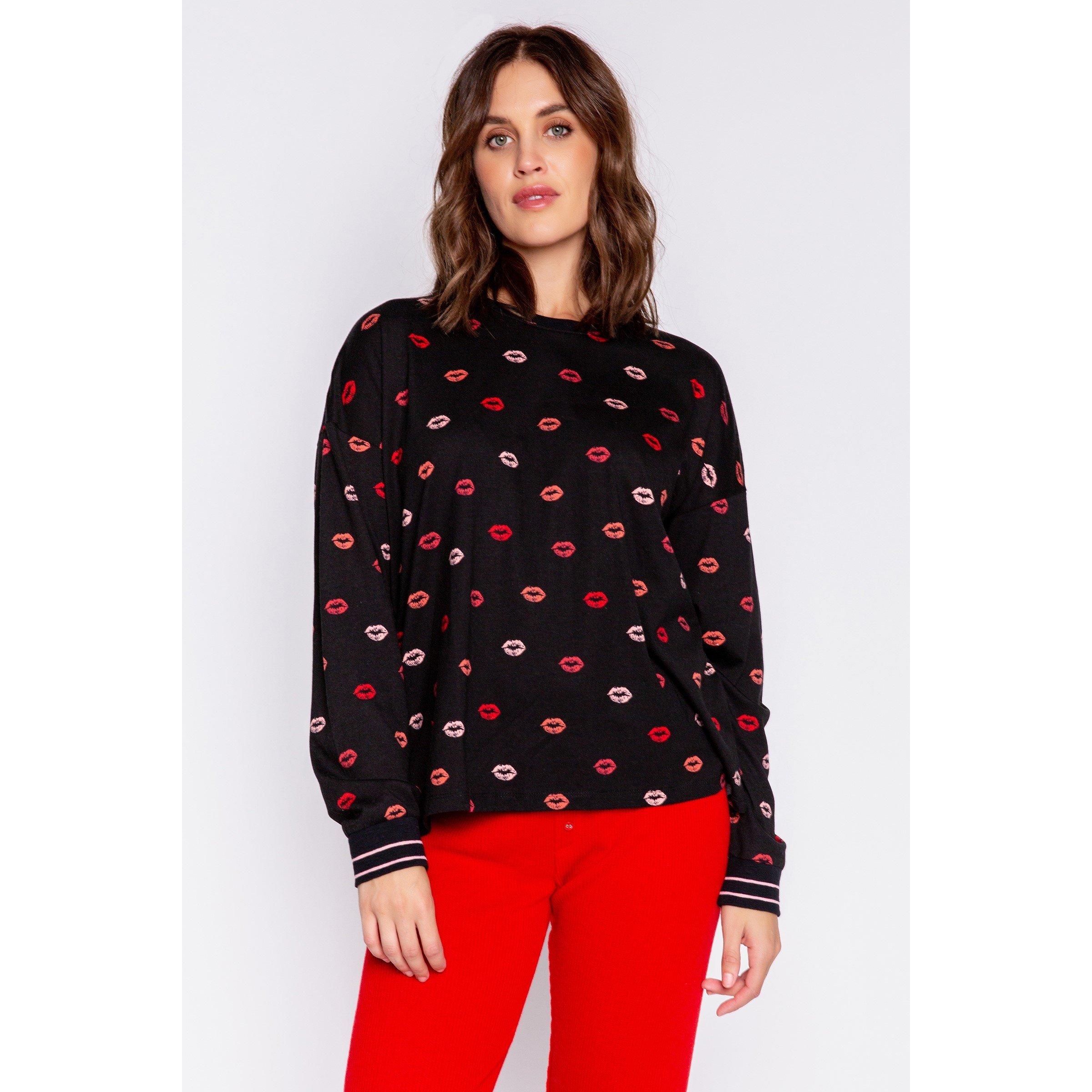 Schwarz - PJ Salvage - Lippy Shirt - 1