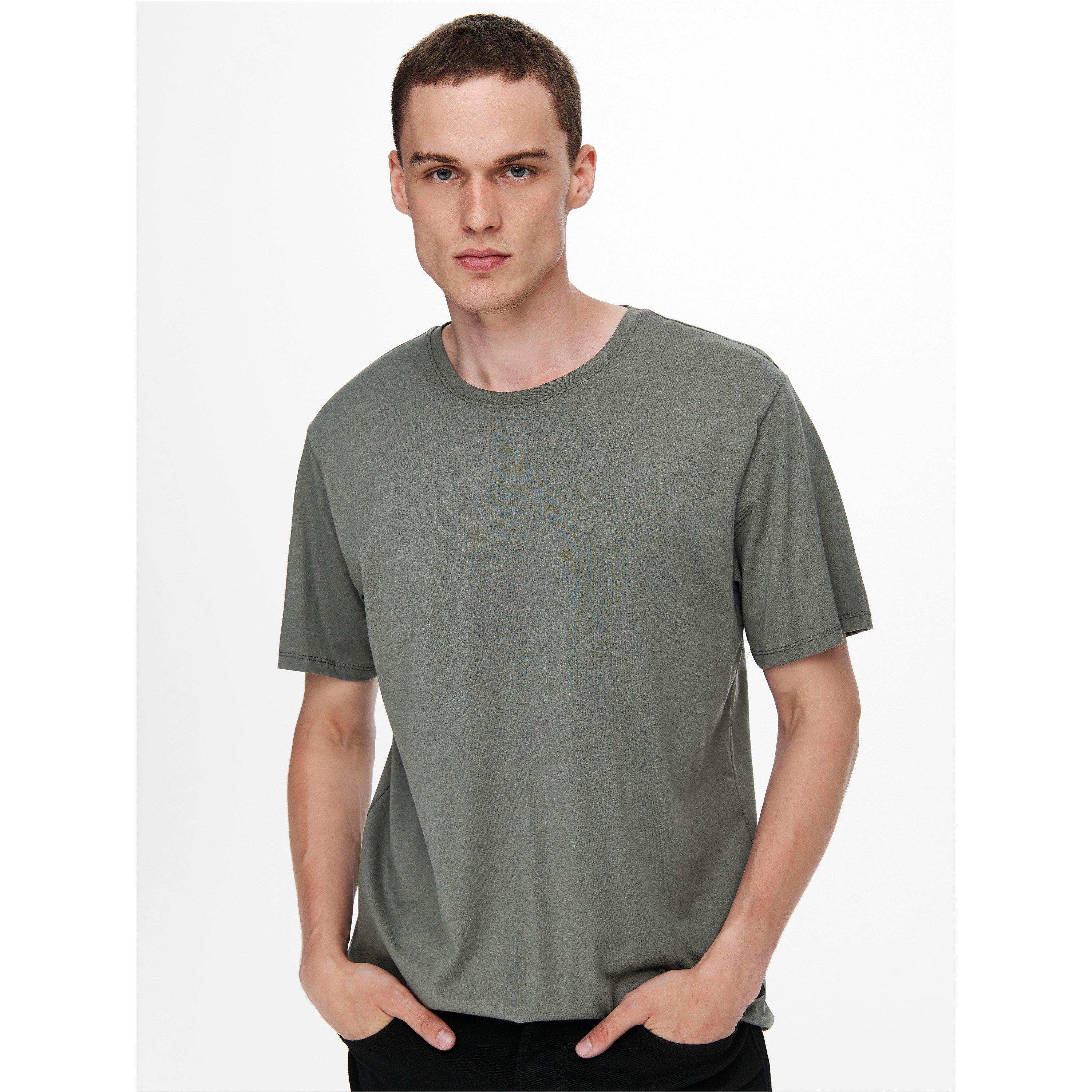 Only And Sons Men's Grey Oversized T-Shirt in Size M, Sports Direct - Image 2