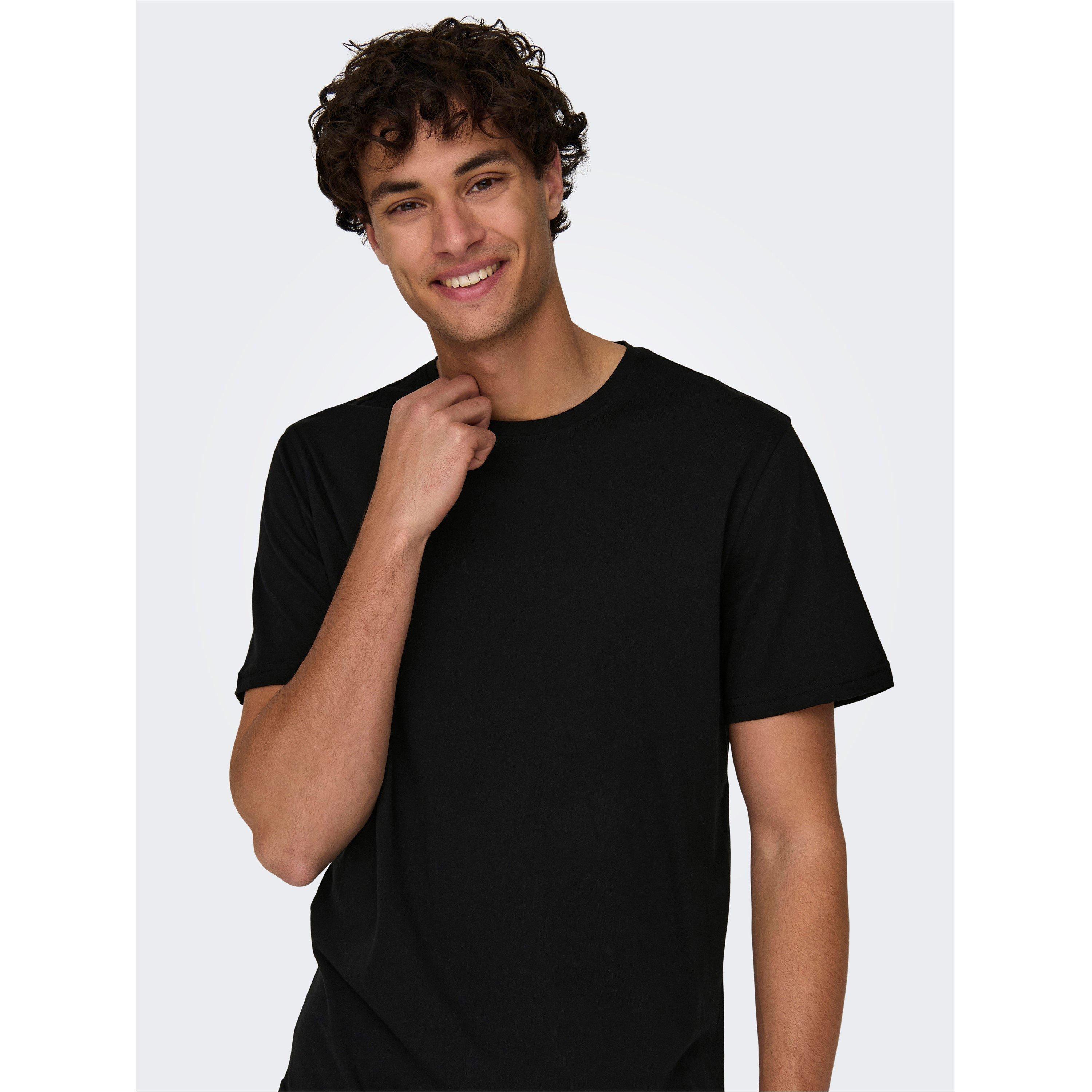 Black - Only and Sons - Oversized T-Shirt - 2