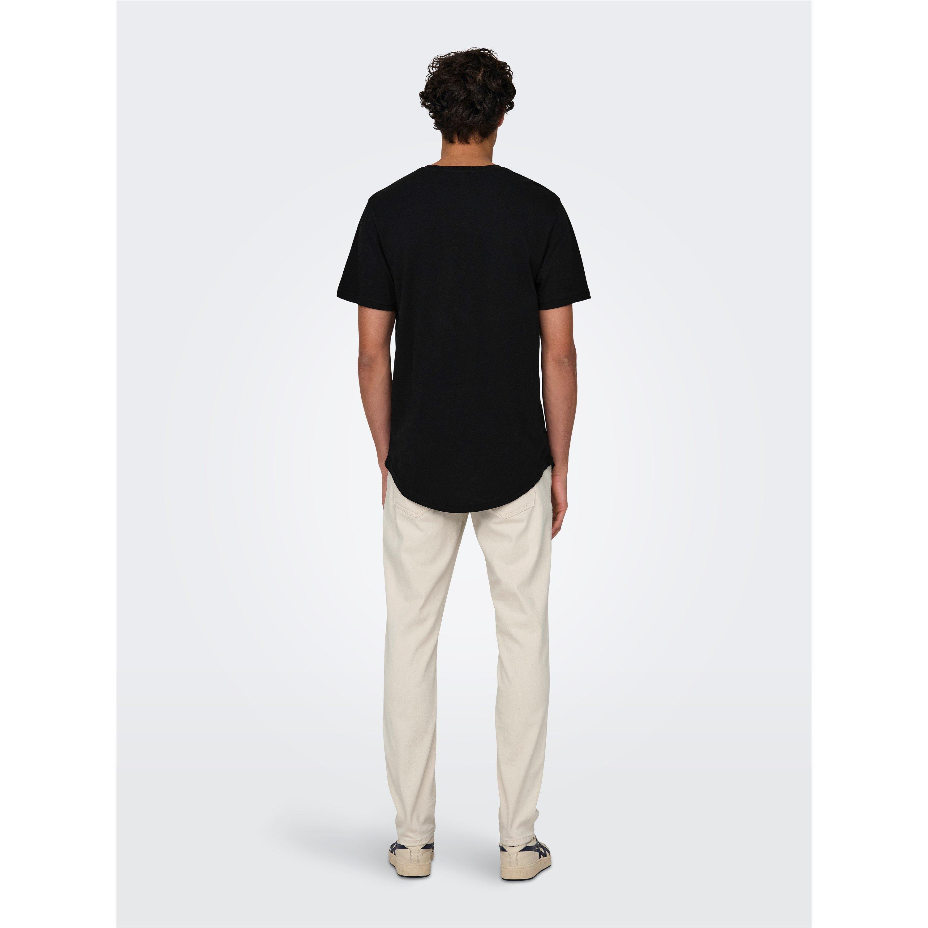 Black - Only and Sons - Oversized T-Shirt - 3