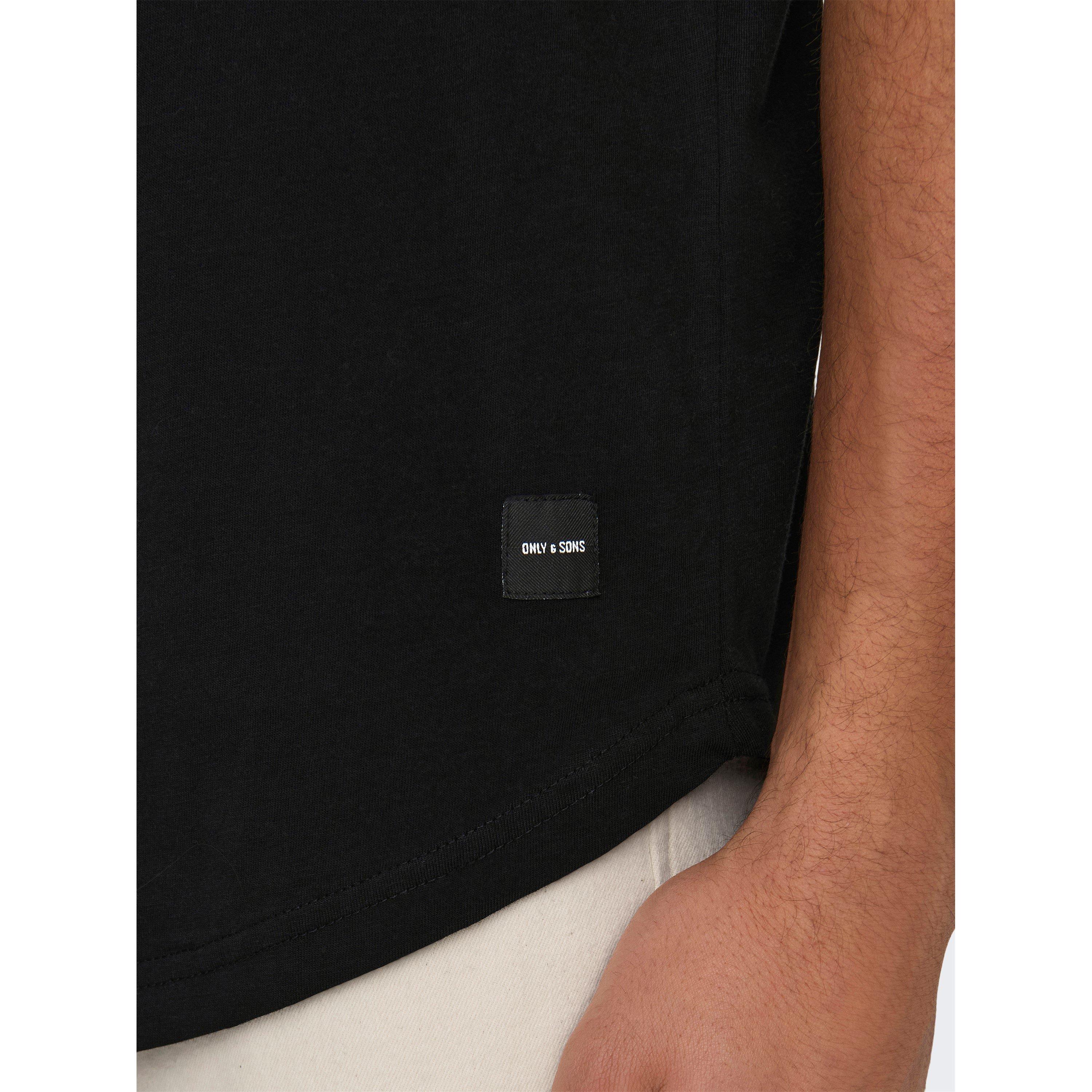 Black - Only and Sons - Oversized T-Shirt - 4