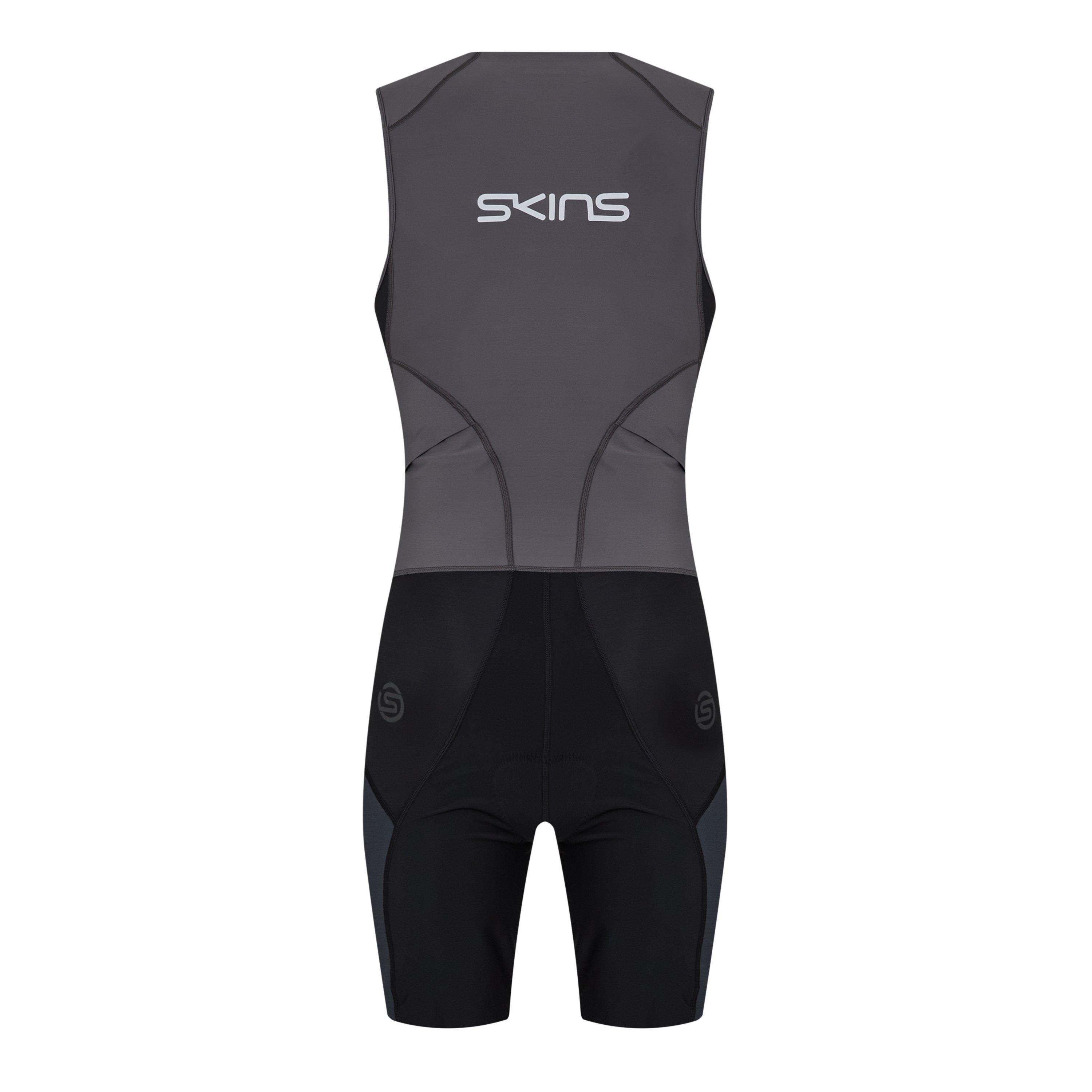 Charcoal - Skins - Men's Elite Triathlon Suit - 3