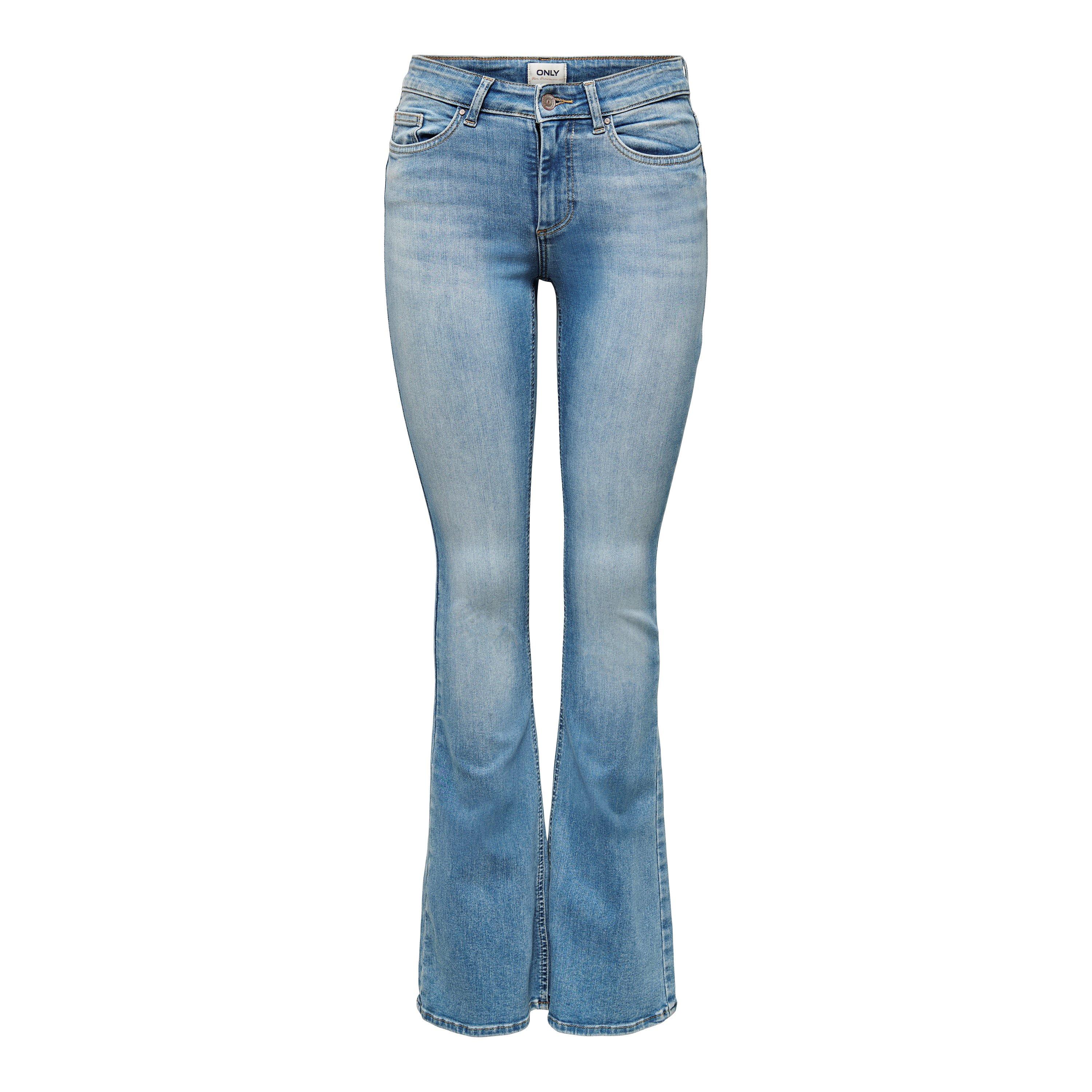 Azzurro Chiaro - Only - Flared Bootcut Jeans - 5