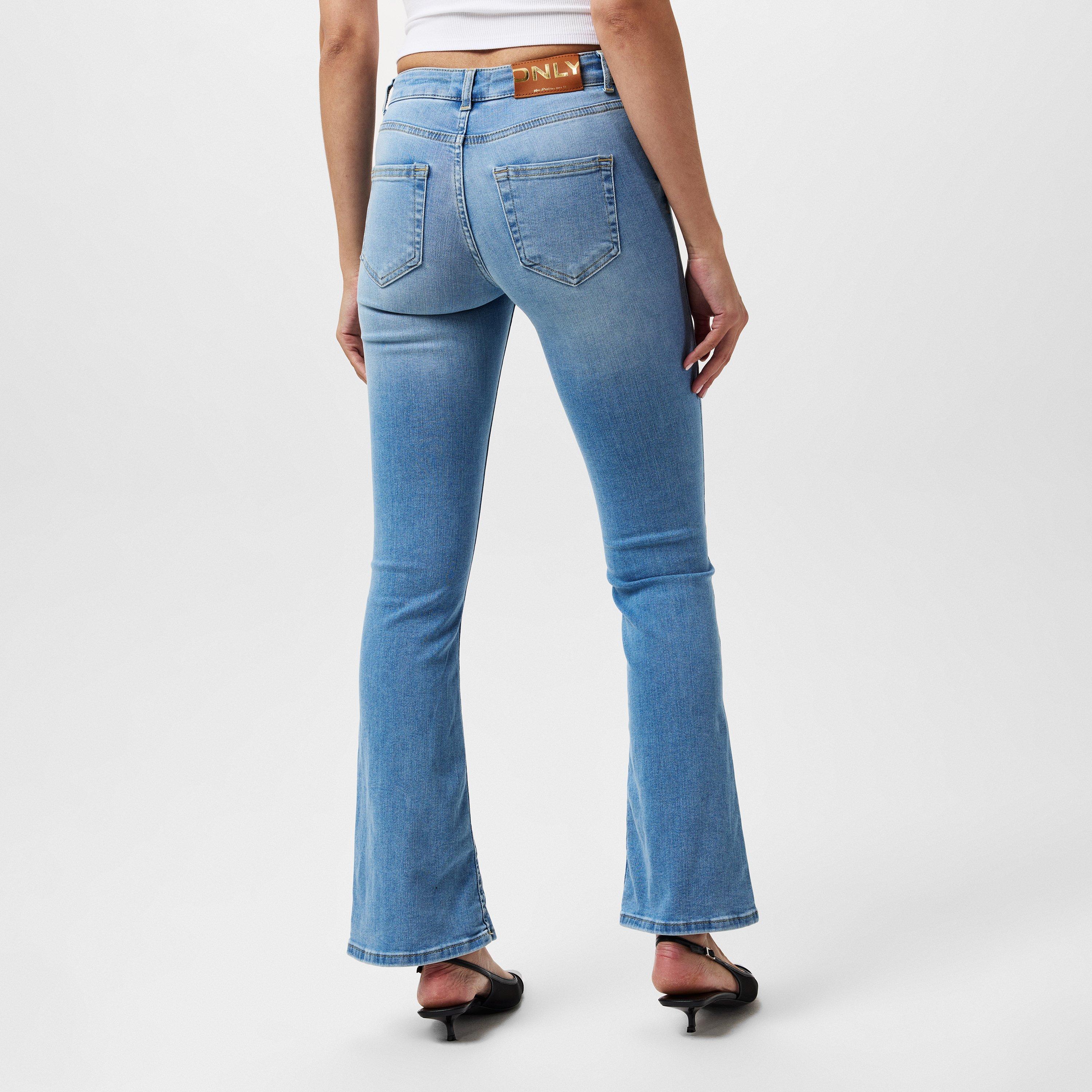 Azzurro Chiaro - Only - Flared Bootcut Jeans - 3