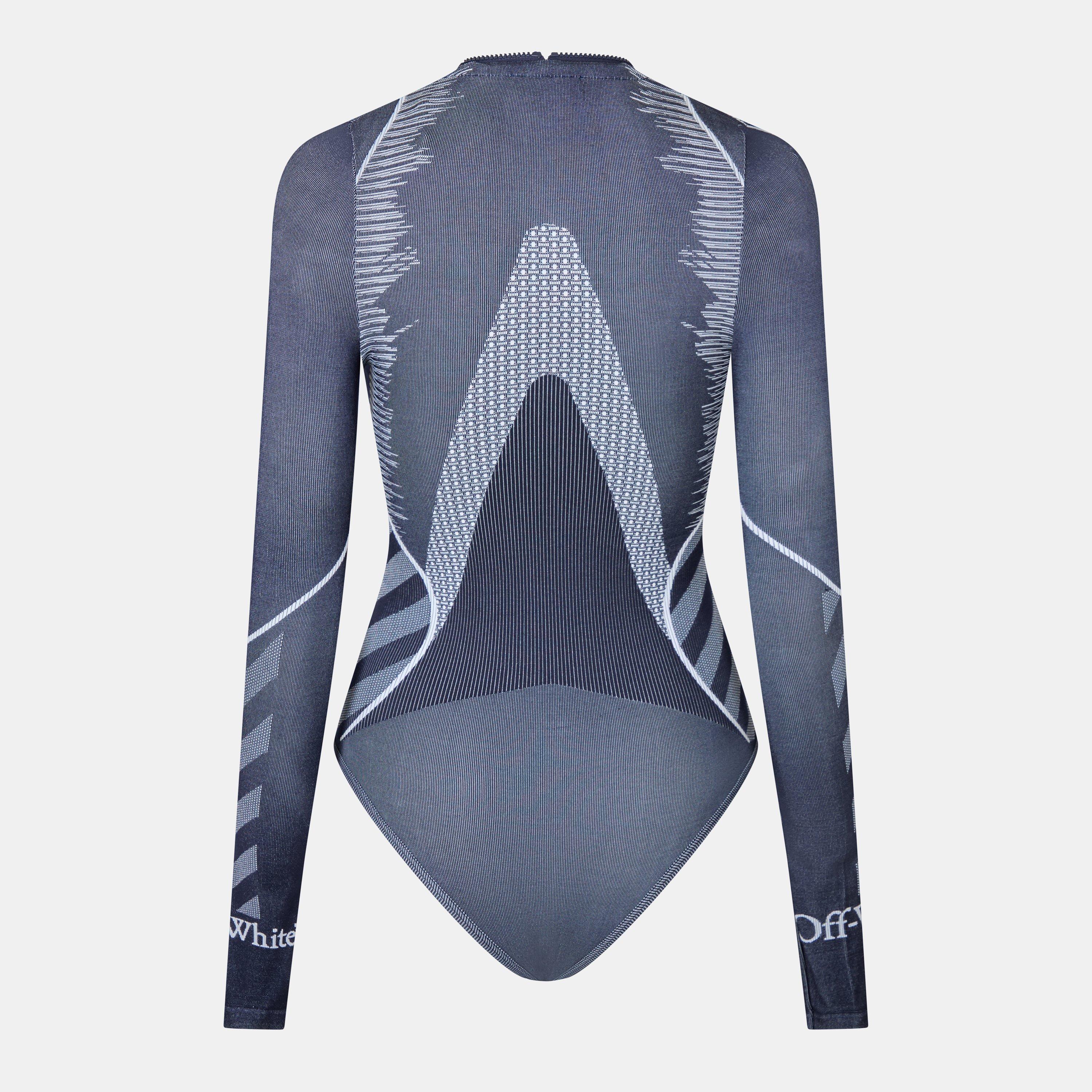 Grey - Off White - Women's Race Bodysuit - 2