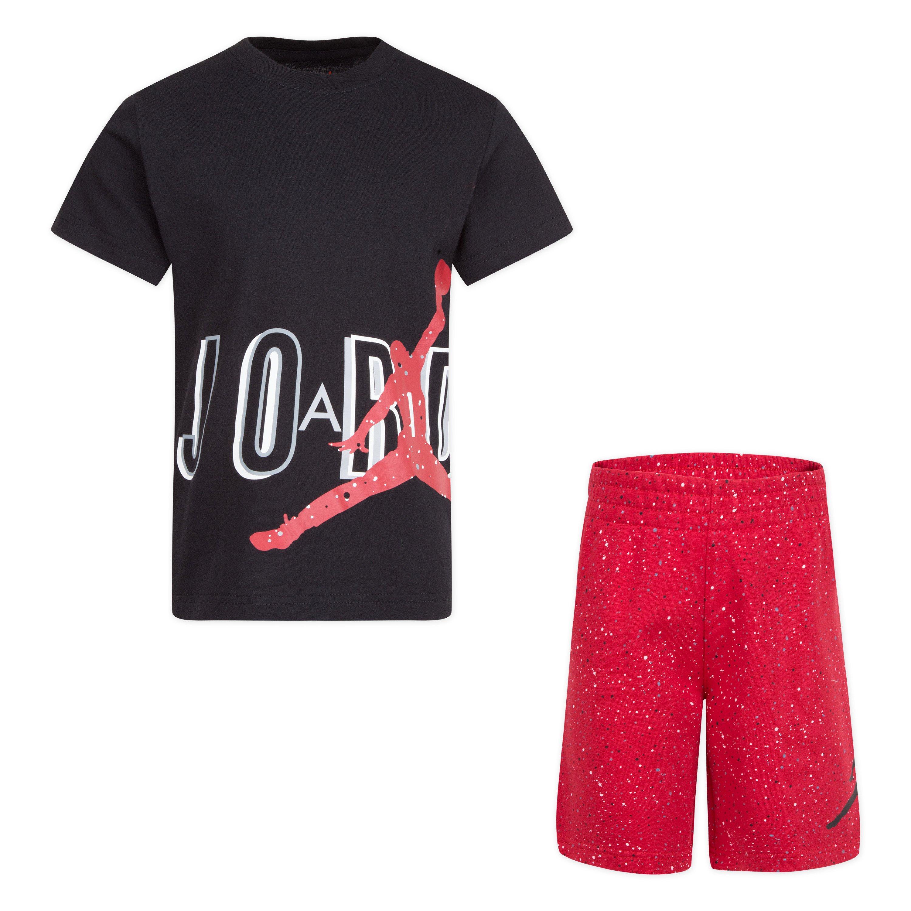 Gym Rode Spikkel - Air Jordan - Air 2 Piece Short Set Infants - 1
