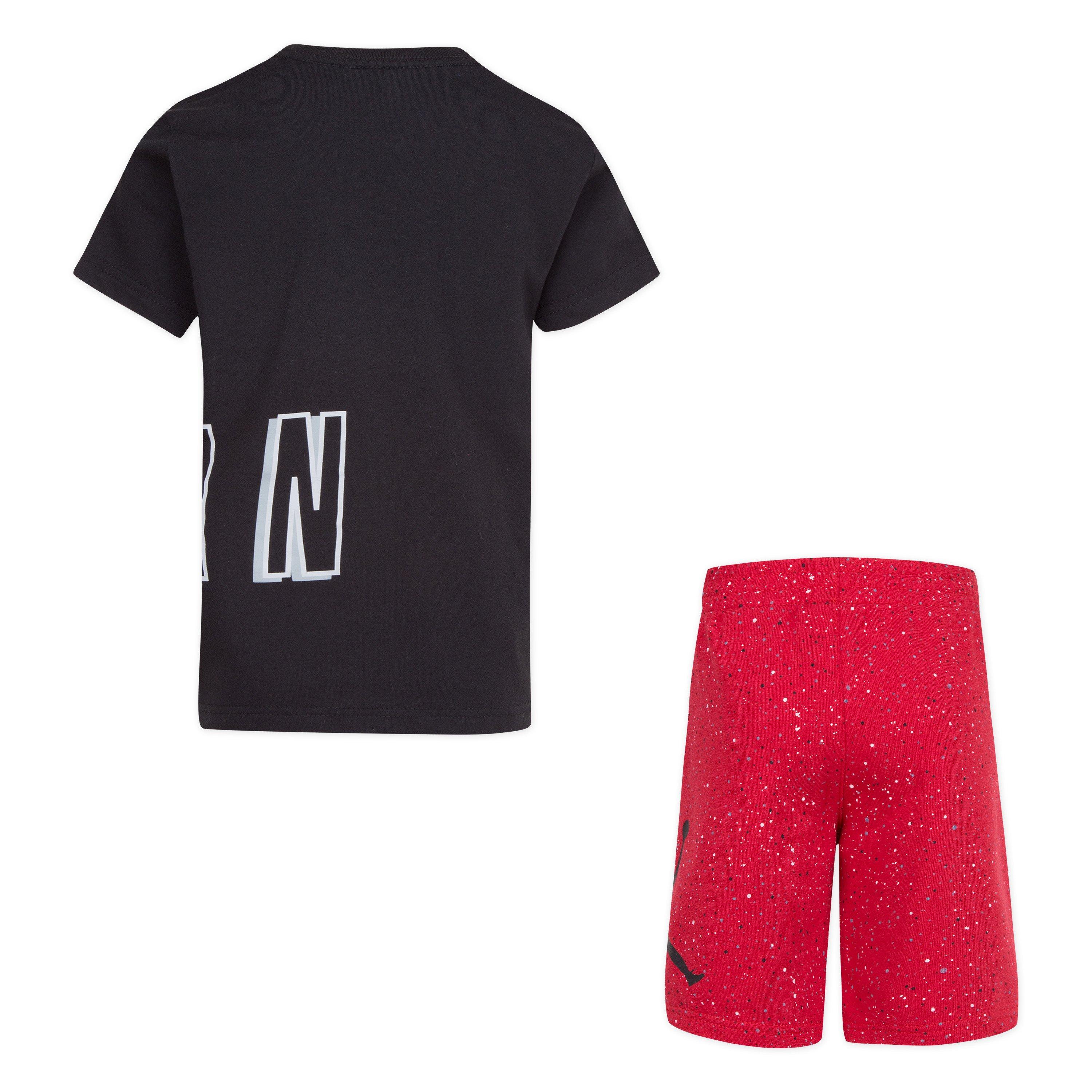 Gym Rode Spikkel - Air Jordan - Air 2 Piece Short Set Infants - 2