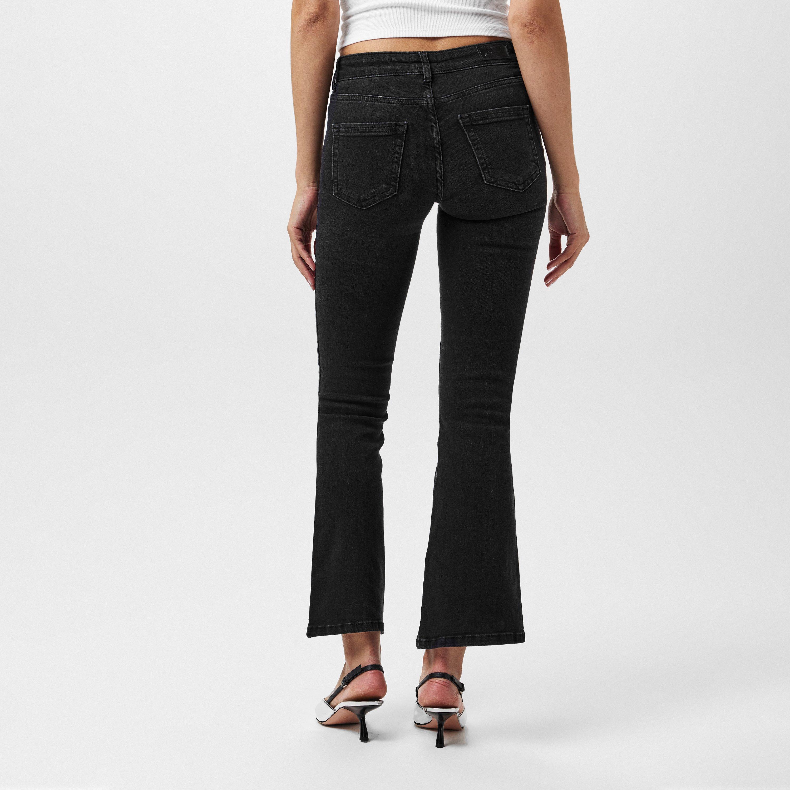 Noir délavé - Only - Flared Bootcut Jeans - 3